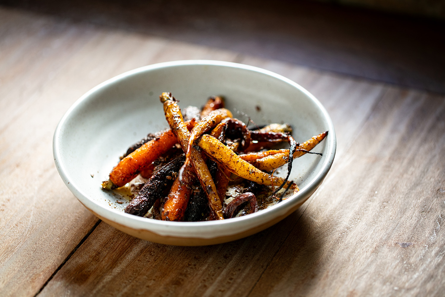 The roasted carrots. Photo / Babiche Martens