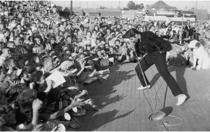 'He had stage fright... he cared so much': the real Elvis Presley in 1957. Photo / Getty Images