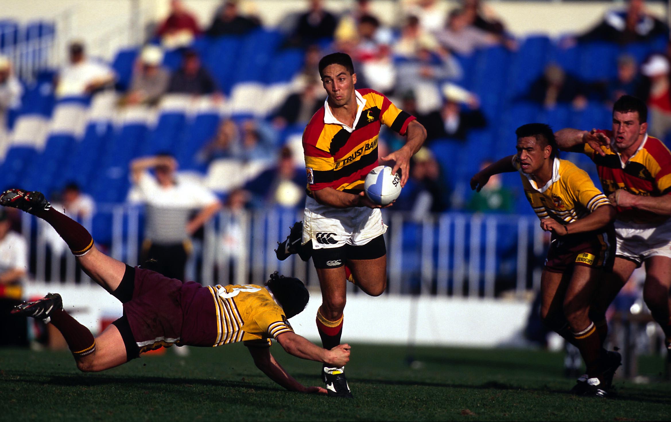 Wayne Warlow in action during the NPC match between Waikato and King Country, 1995. Photo / Photosport