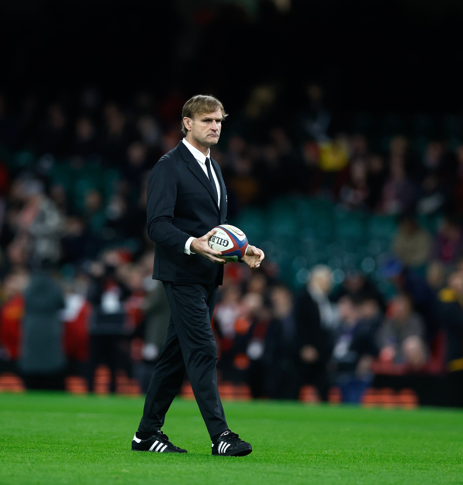 Scott Robertson will reflect on mixed performances after his second year in charge of the All Blacks. Photo / Photosport