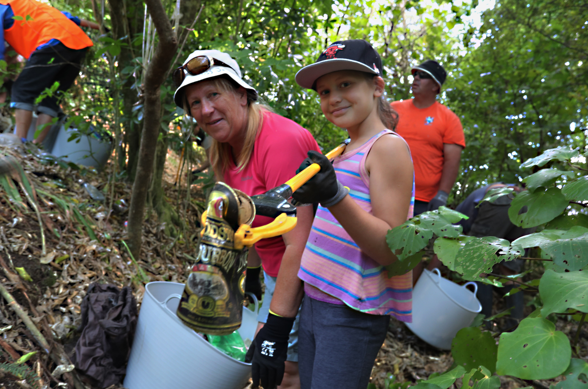 For Our Real Clean Environment is a Whangārei group that picks up rubbish around town and is one of many examples of community looking after the environment. Photo / John Stone