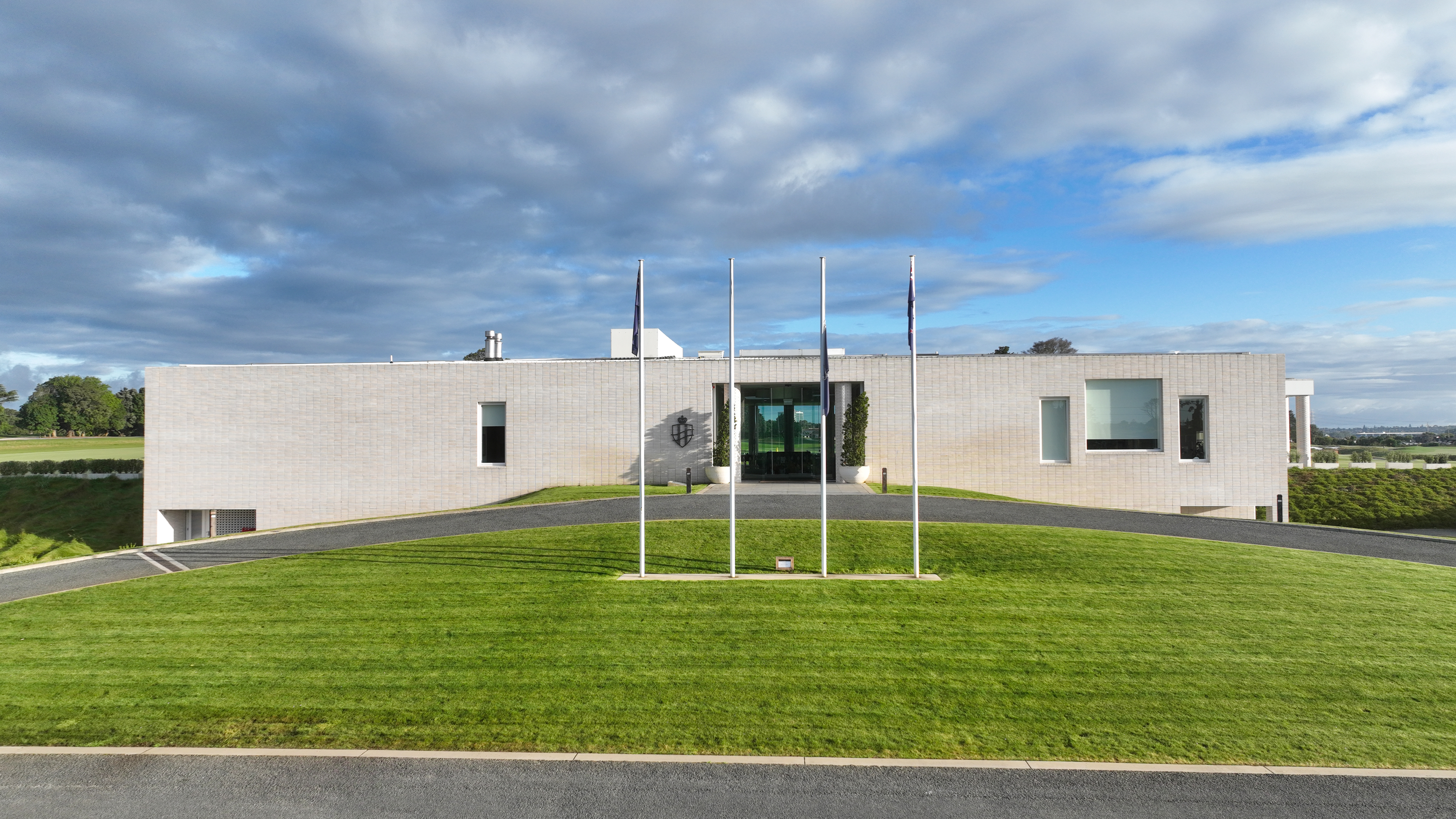 The clubhouse at Royal Auckland at the Grange Golf Club. Photo / Gary Lisbon Photography