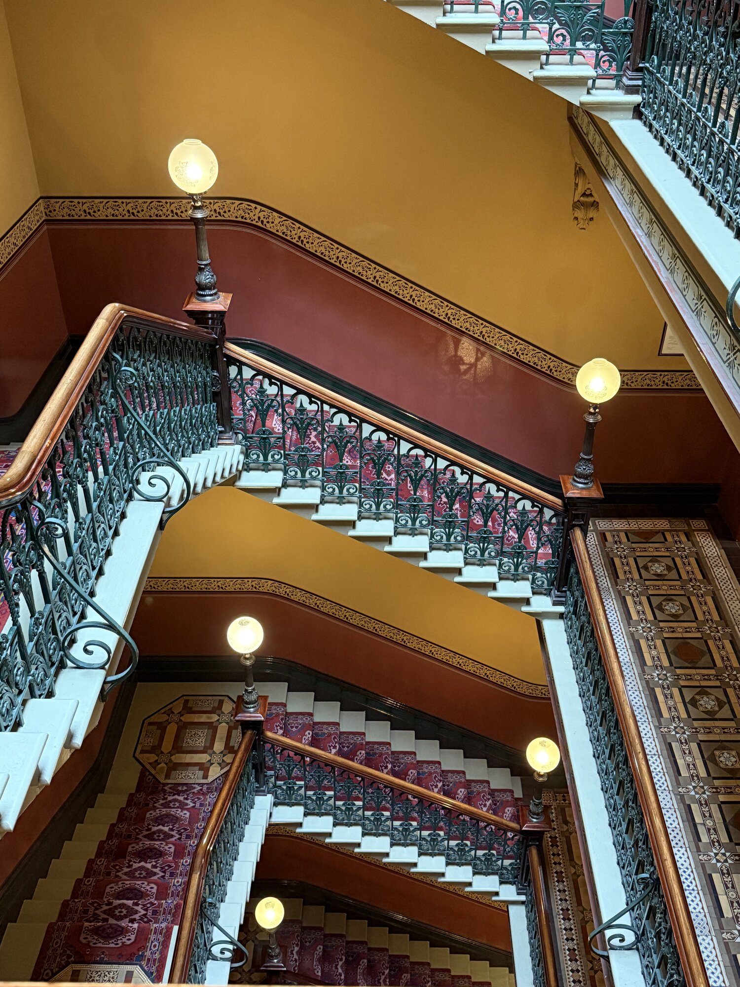 Inside The Hotel Windsor. 