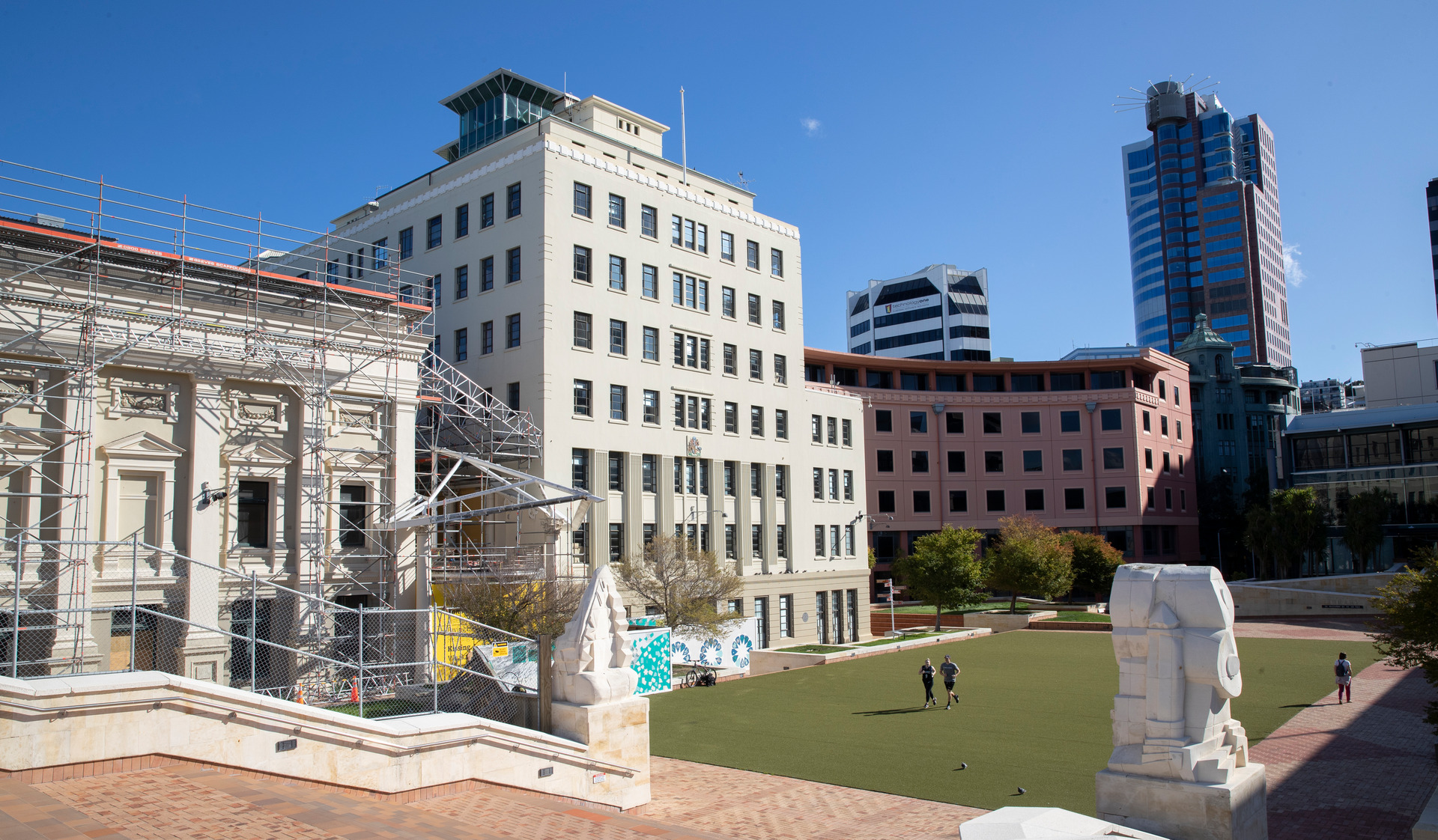 Wellington's Te Ngākau Civic Square. Photo / Mark Mitchell