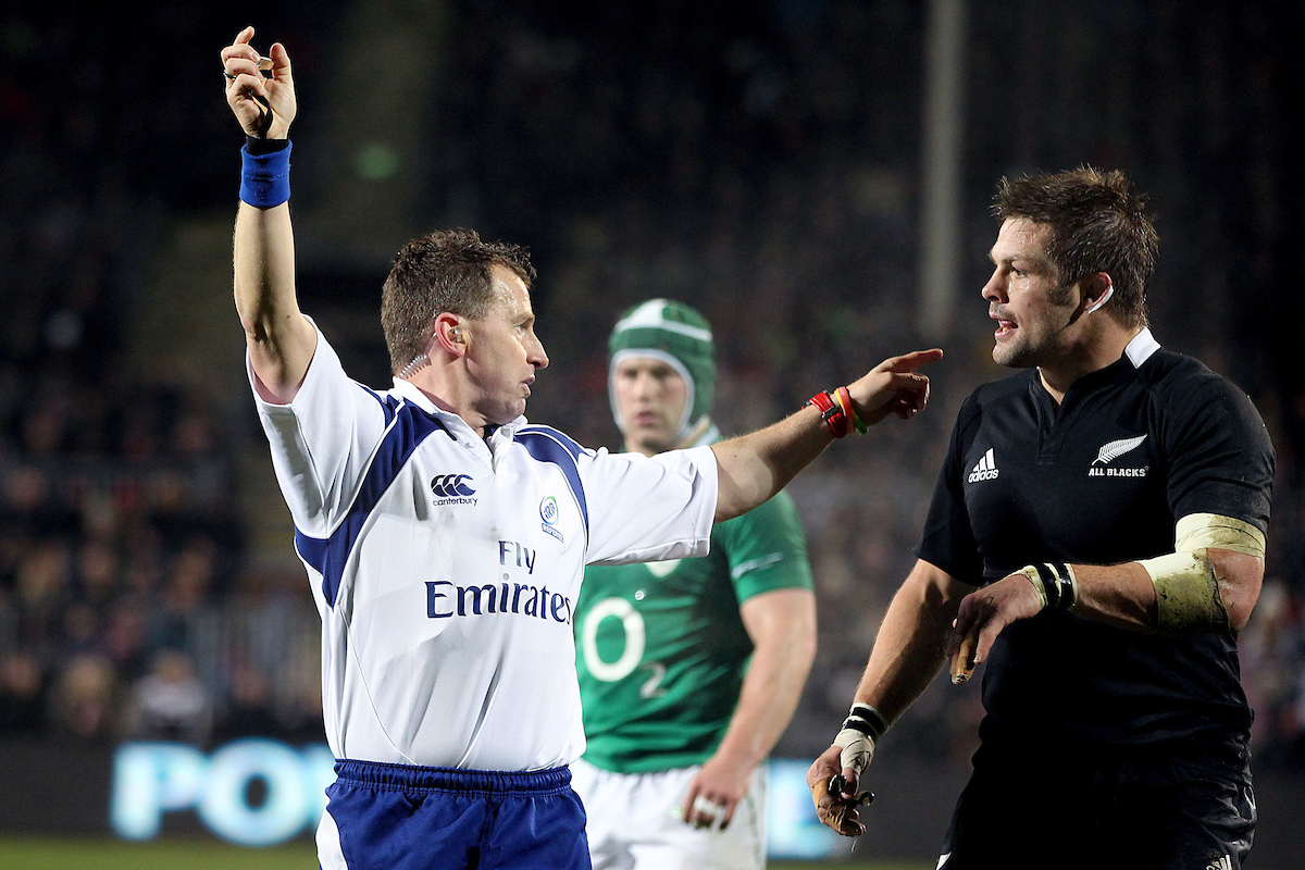 Showman Rugby Ref Nigel Owens Yellow Cards A Ball Boy Nz Herald