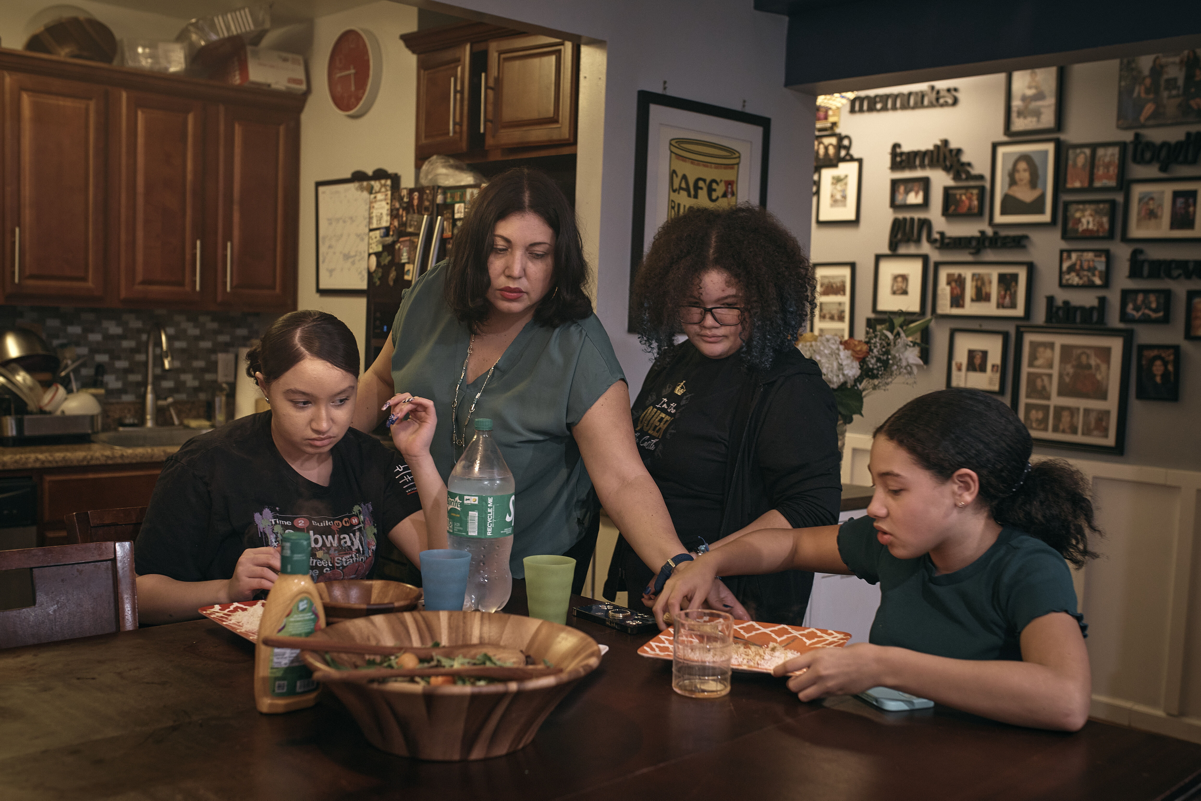 Elena Romero set strict rules for her girls when they were young and educated them on the harmful effects of social media. Photo / AP