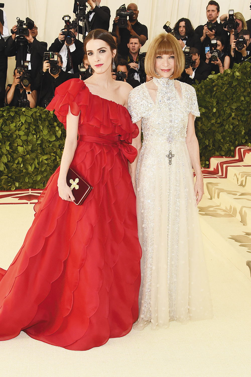 Anna and daughter Bee at the 2018 Met Gala. Photo / Getty Images