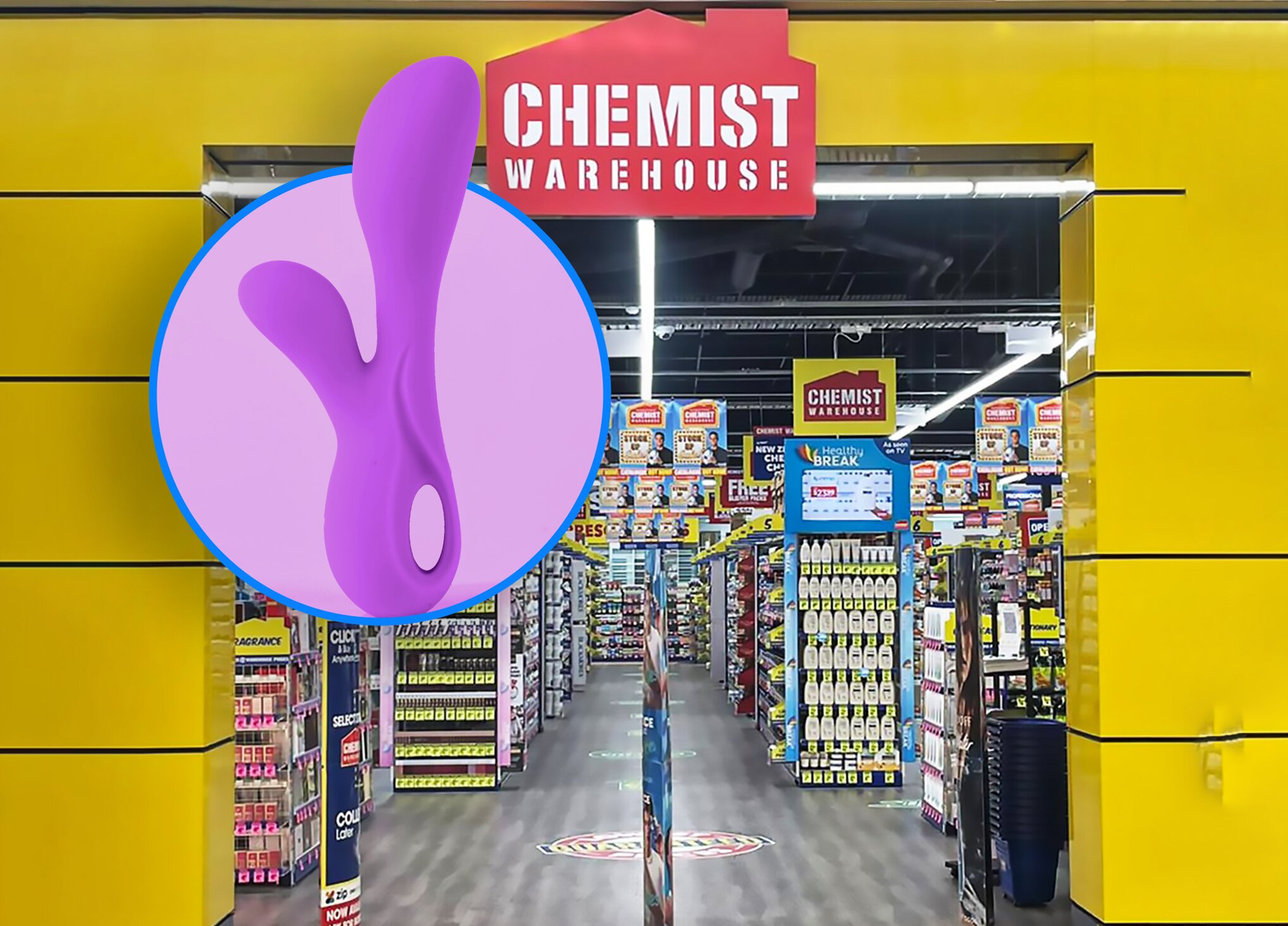 Chemist Warehouse in Sylvia Park sells the Vacation Vibes Palm Springs personal massager.