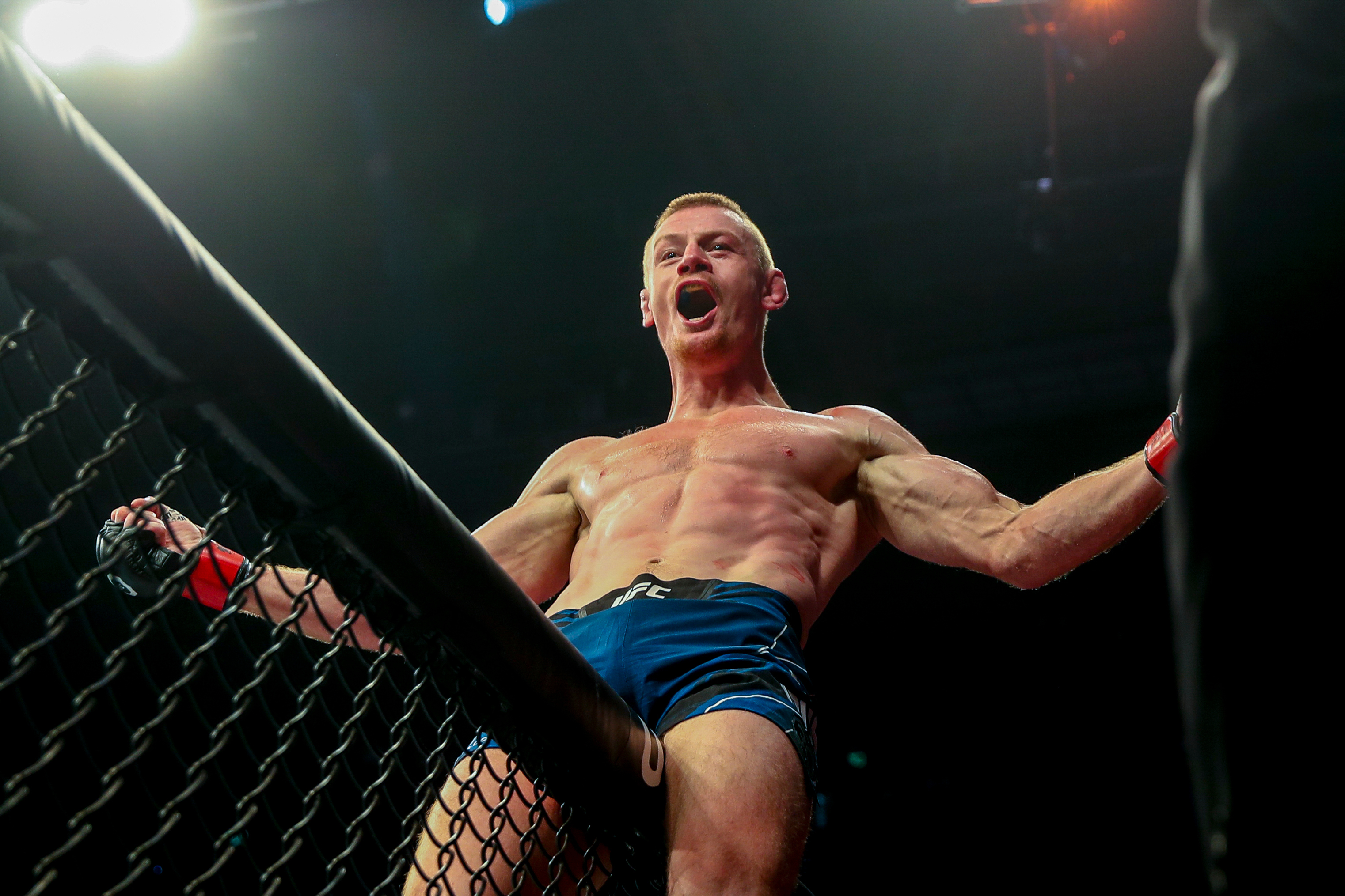Kevin Jousset won his UFC debut fight in Sydney at UFC 293. Photo / Photosport