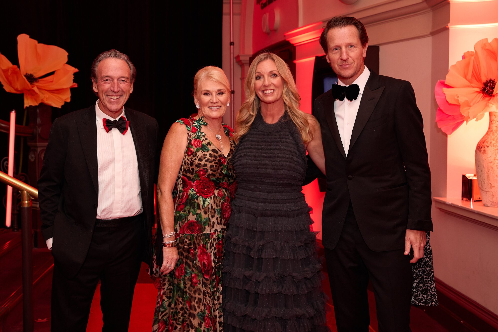 Graeme and Robyn Hart with Gretchen and Duncan Hawkesby at the Star Gala. Photo / Alisha Lovrich
