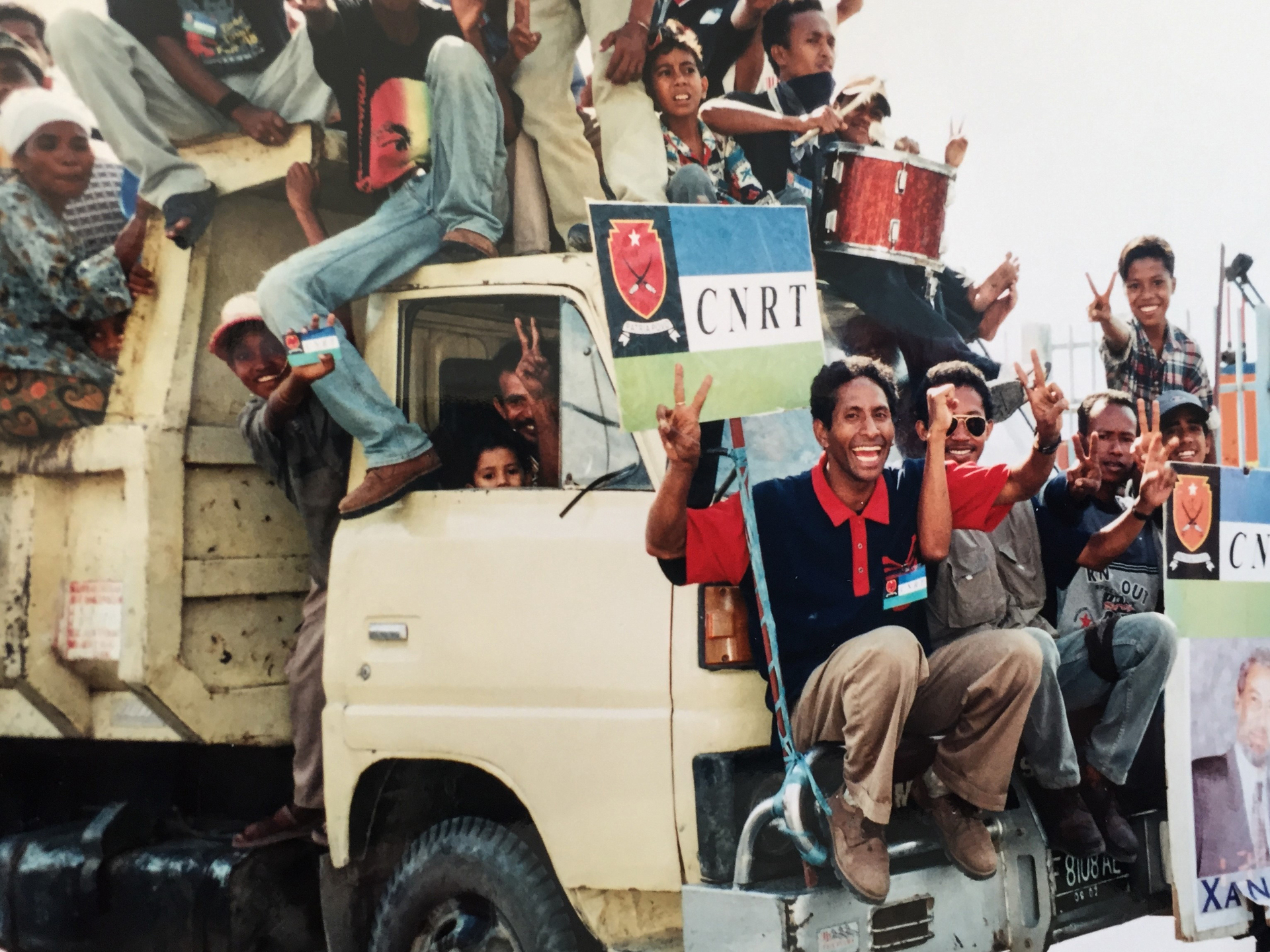 East Timorese campaigning for independence from Indonesia. Photo / Supplied