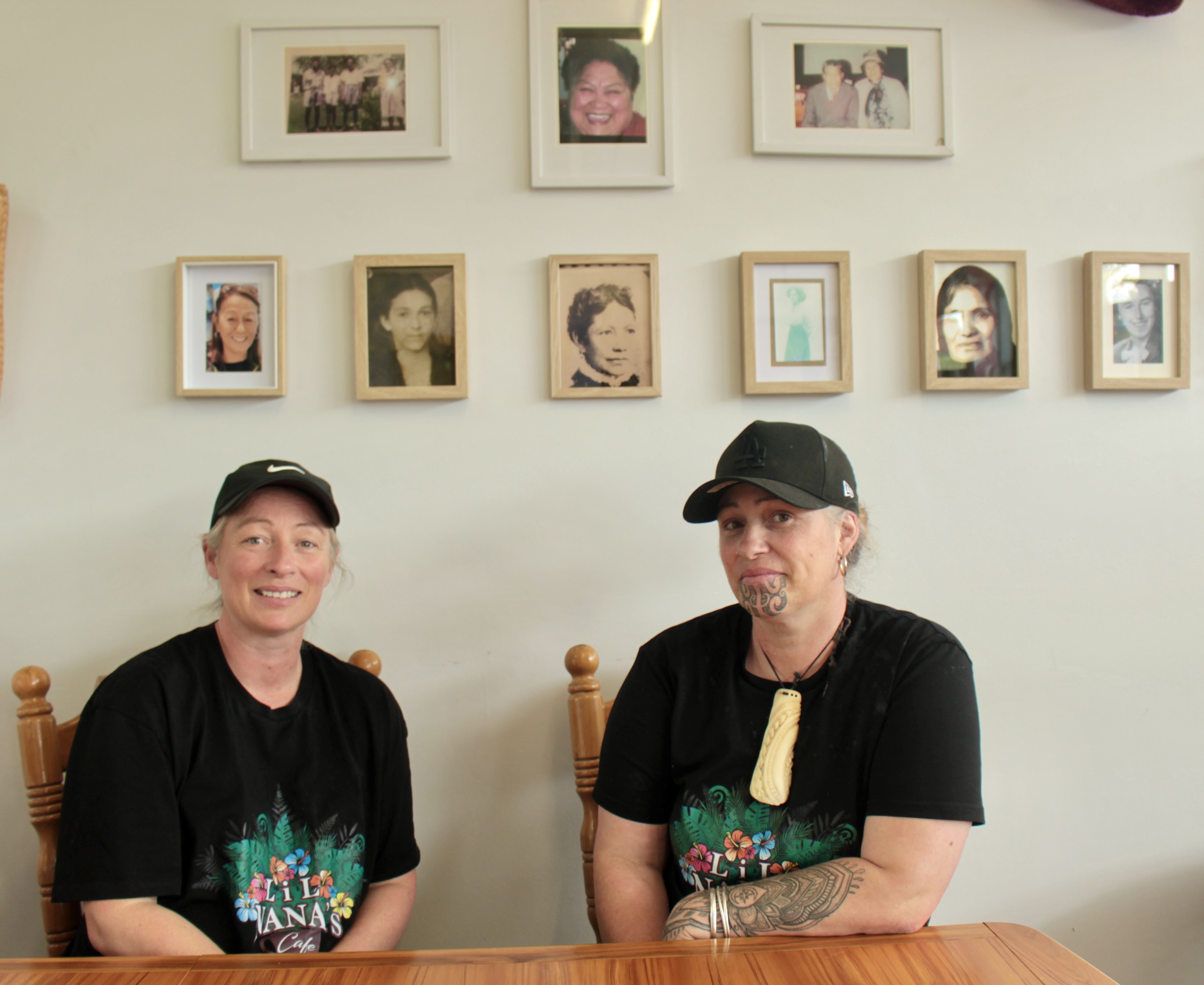 Sisters Kelly Chapman and Kylie Makaea believe Lil Nana’s Cafe in Kensington is hitting the mark with its traditional Māori and Pasifika food. Photo / Denise Piper