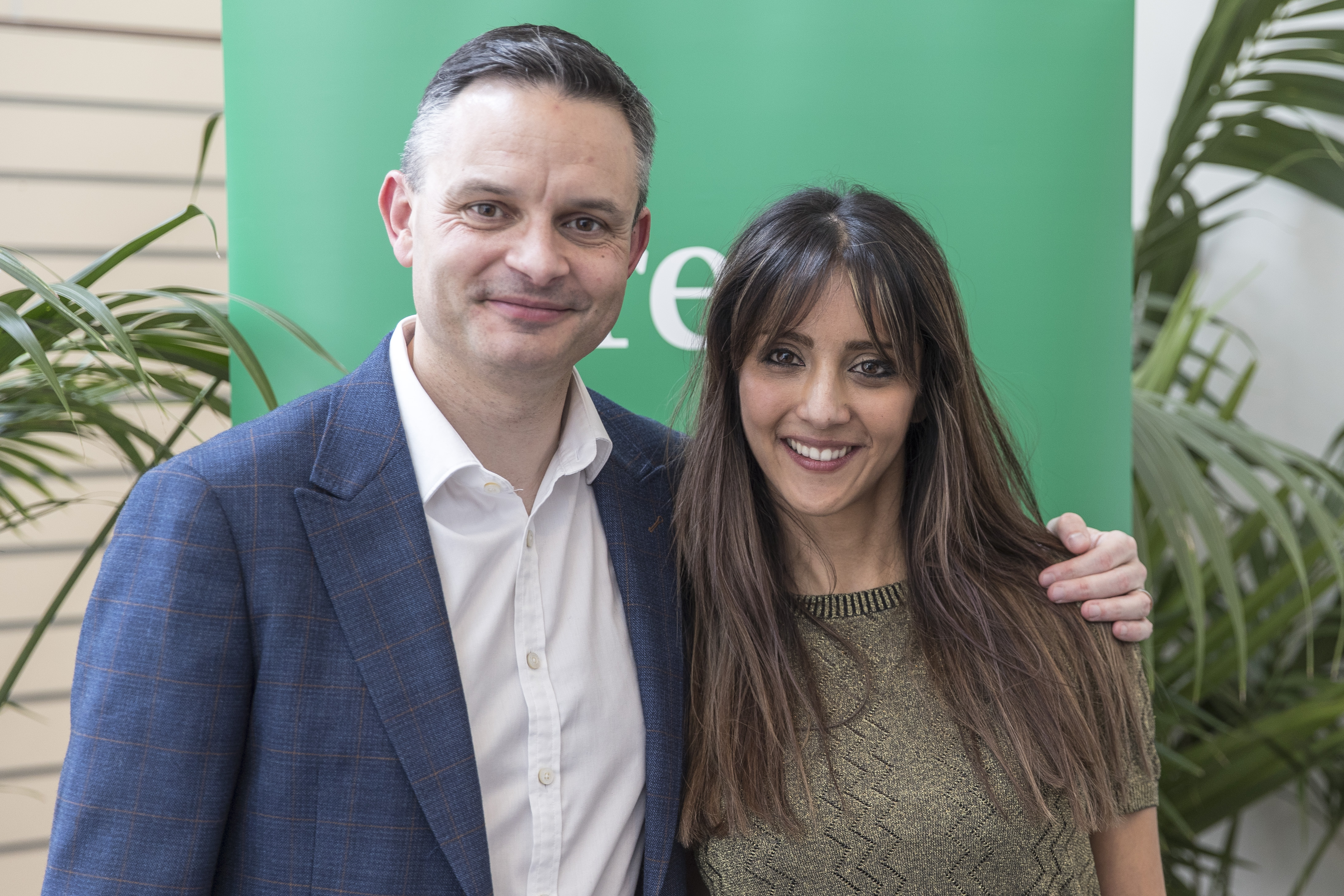 Green Party co-leader James Shaw with then-MP Golriz Ghahraman. Photo / NZME