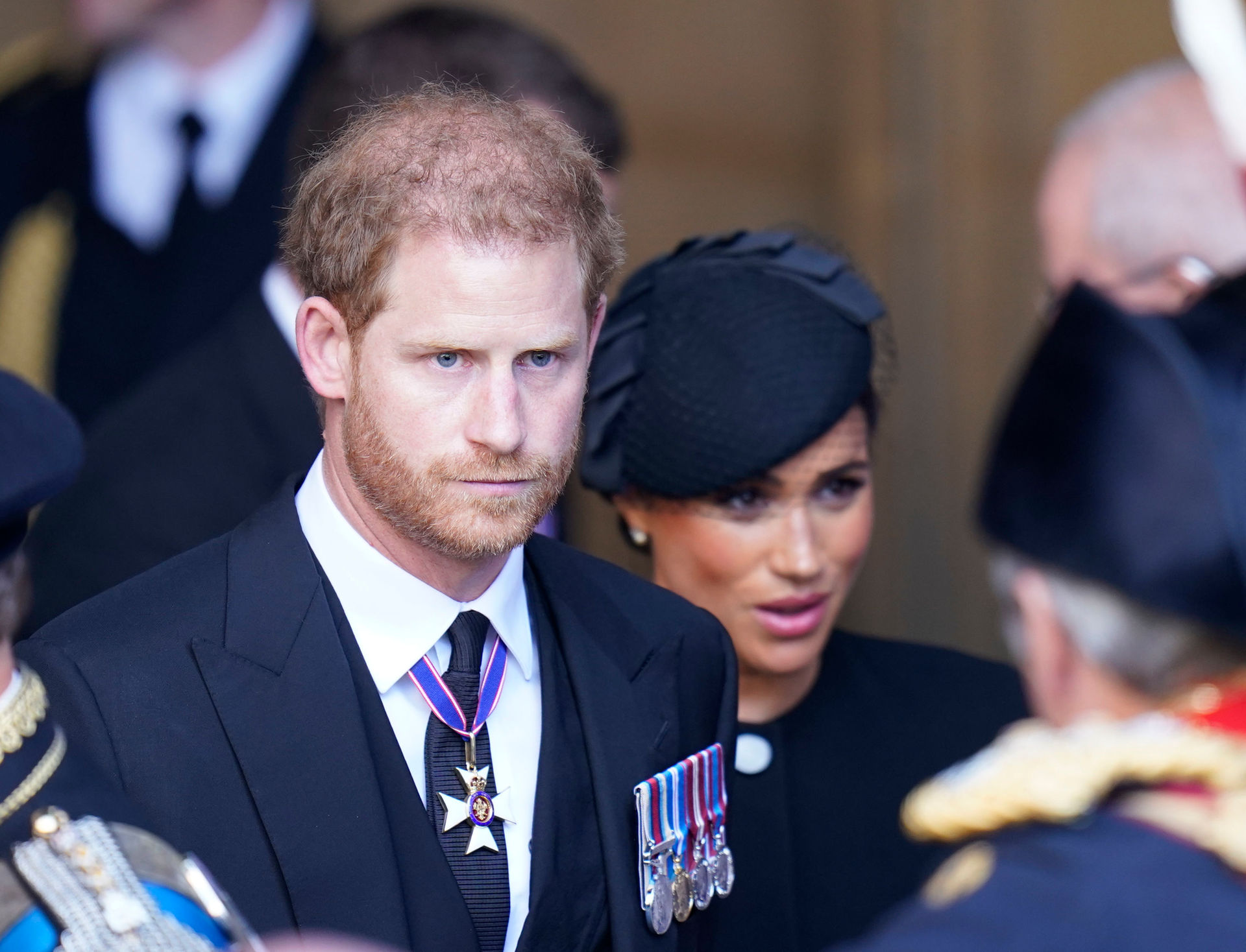 Harry and Meghan will reportedly skip the first Christmas without Queen Elizabeth. Photo / AP