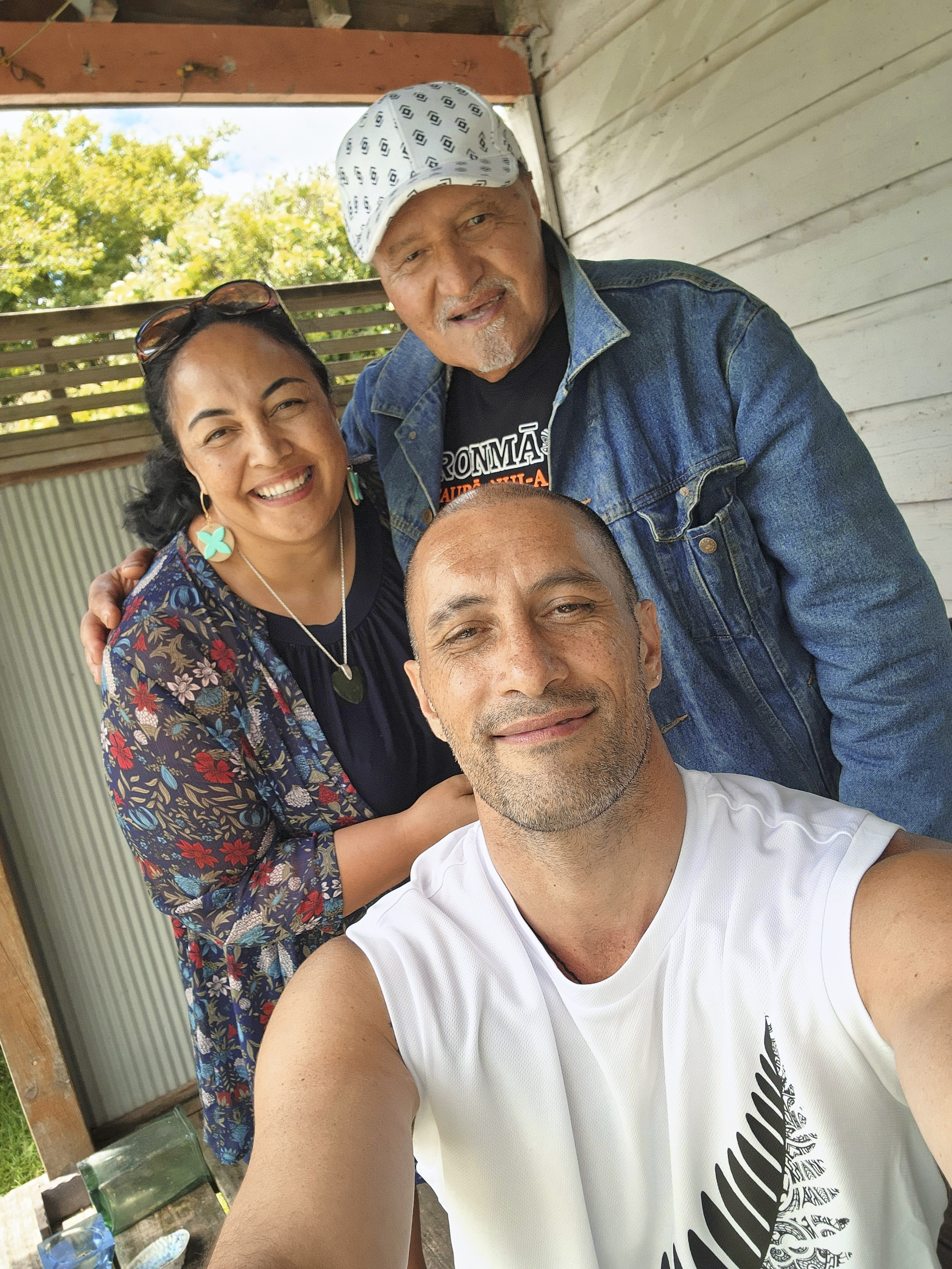 Piki and Michael grew up together in rural Te Kūiti with Piki’s parents. Photo / Woman's Day