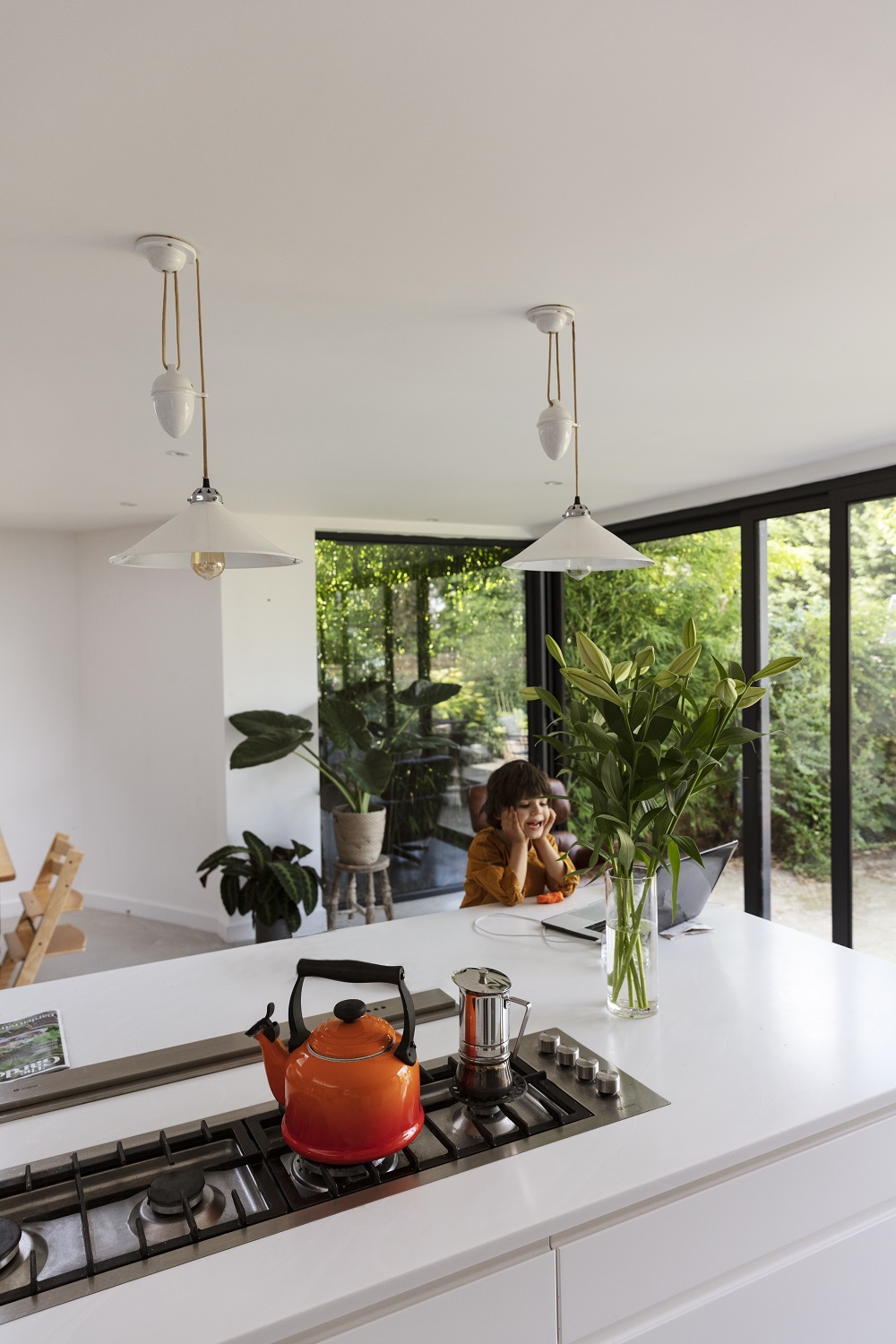 The large kitchen is the heart of the home. Photo / Supplied
