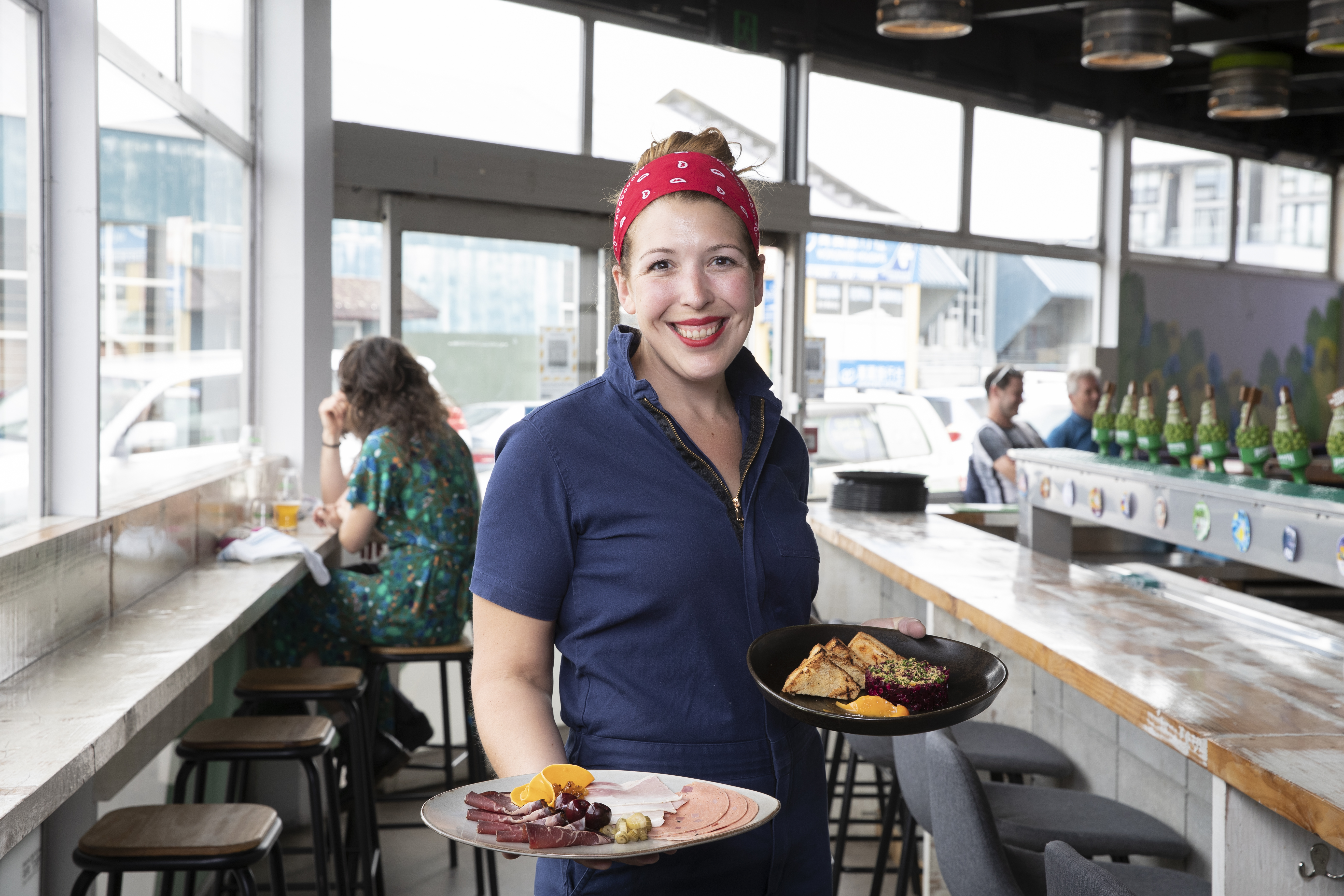 Hannah Miller Childs - charcuterie afficiando and owner of A Lady Butcher. Photo / Greg Bowker 
