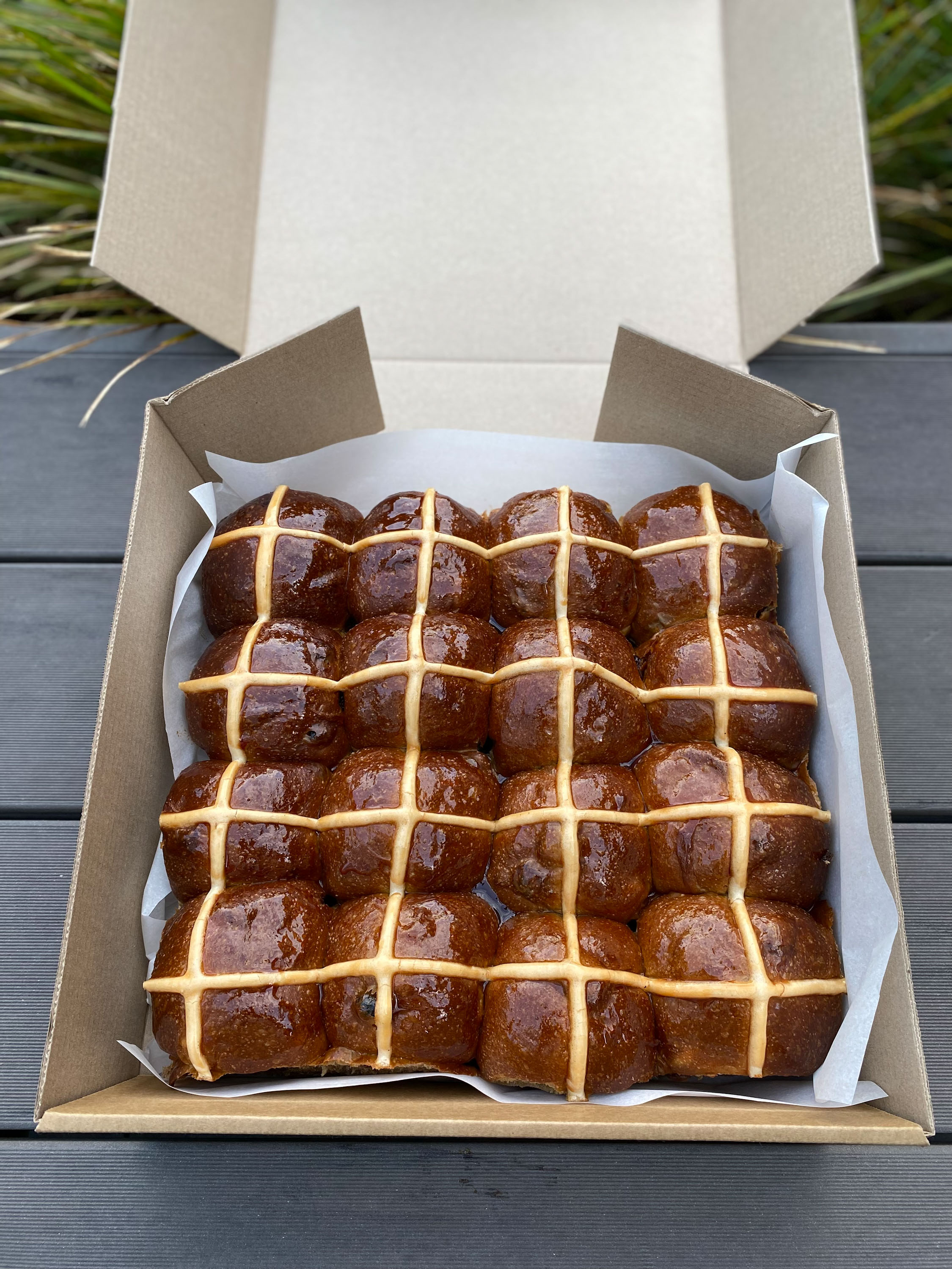Beabea's hot cross buns. 