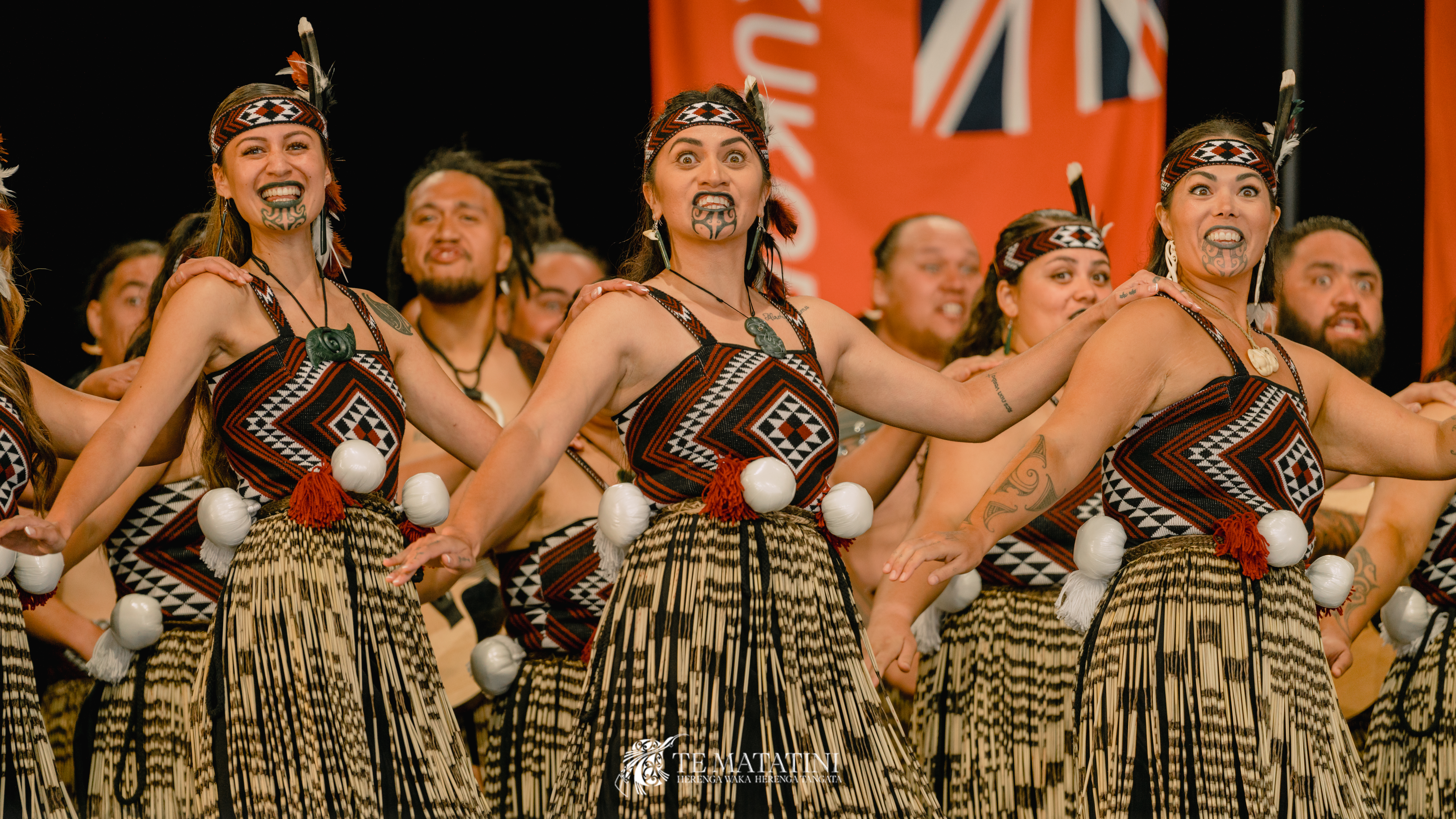 Te Kapa Haka o Ngāti Whakaue are the joint runners-up of the 2023 Te Matatini national kapa haka festival. Supplied/ Te Matatini.