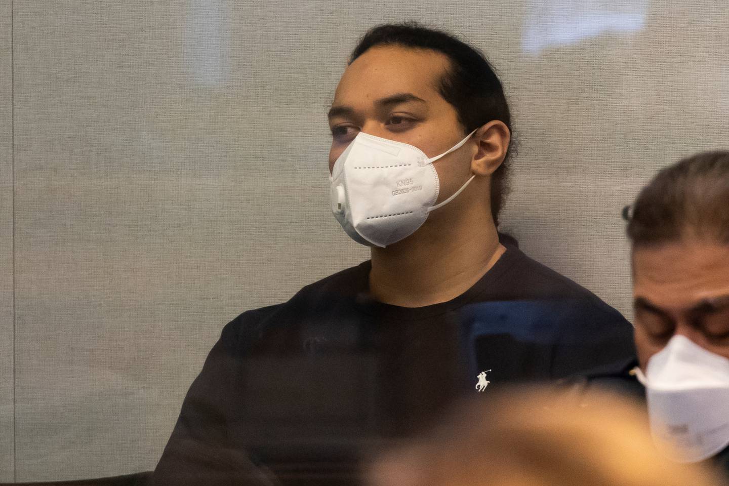 Seiana Fakaosilea sitting in the dock at the High Court at Auckland during the Operation Cincinnati trial. Photo / Brett Phibbs