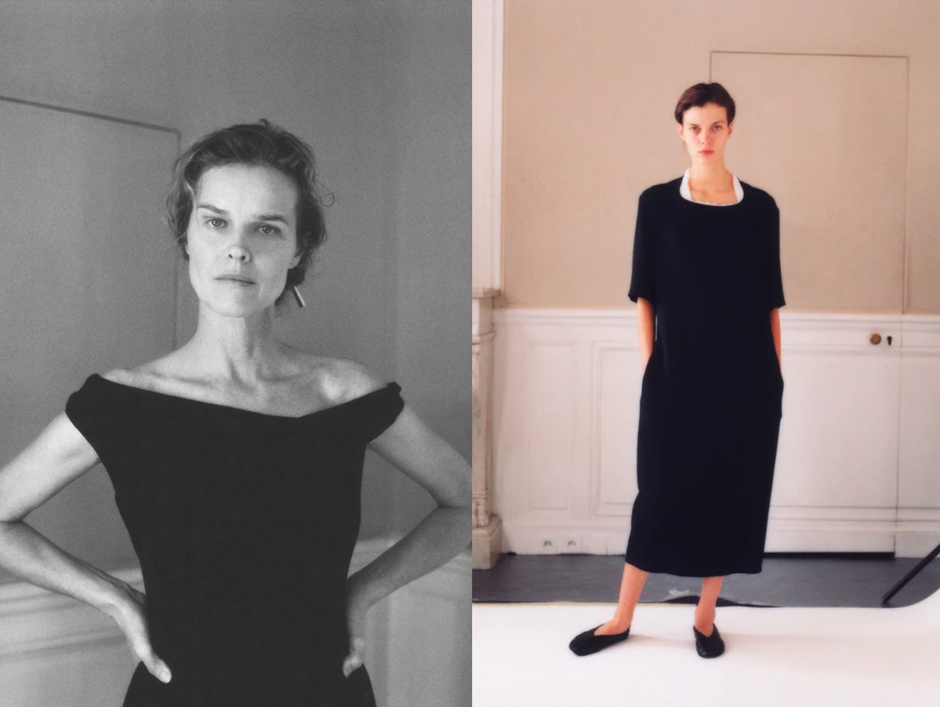Look 24 and look 21 from The Row's summer 2025 collection. Photo / The Row