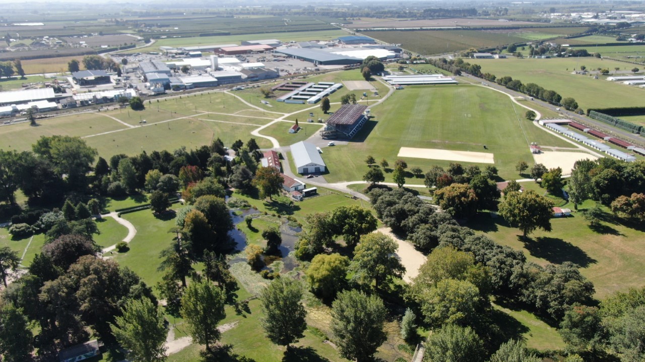 On Thursday council agreed to buy 40ha of Tomoana Showgrounds for $7.5 million, with the other 2.7ha of the site to be subdivided and retained by the A&P Society. Photo / Supplied