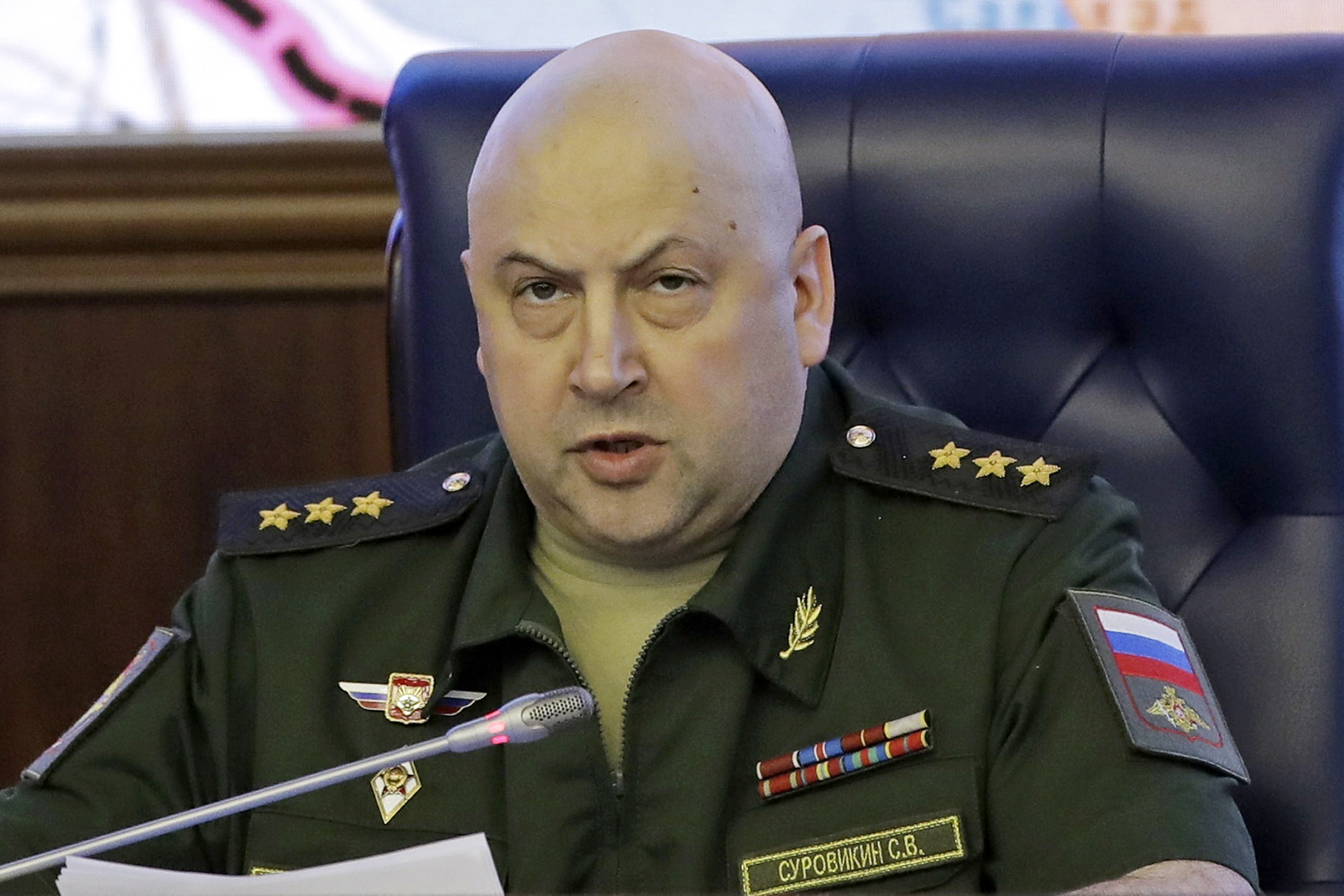Colonel General Sergei Surovikin. Photo / Pavel Golovkin, AP, File