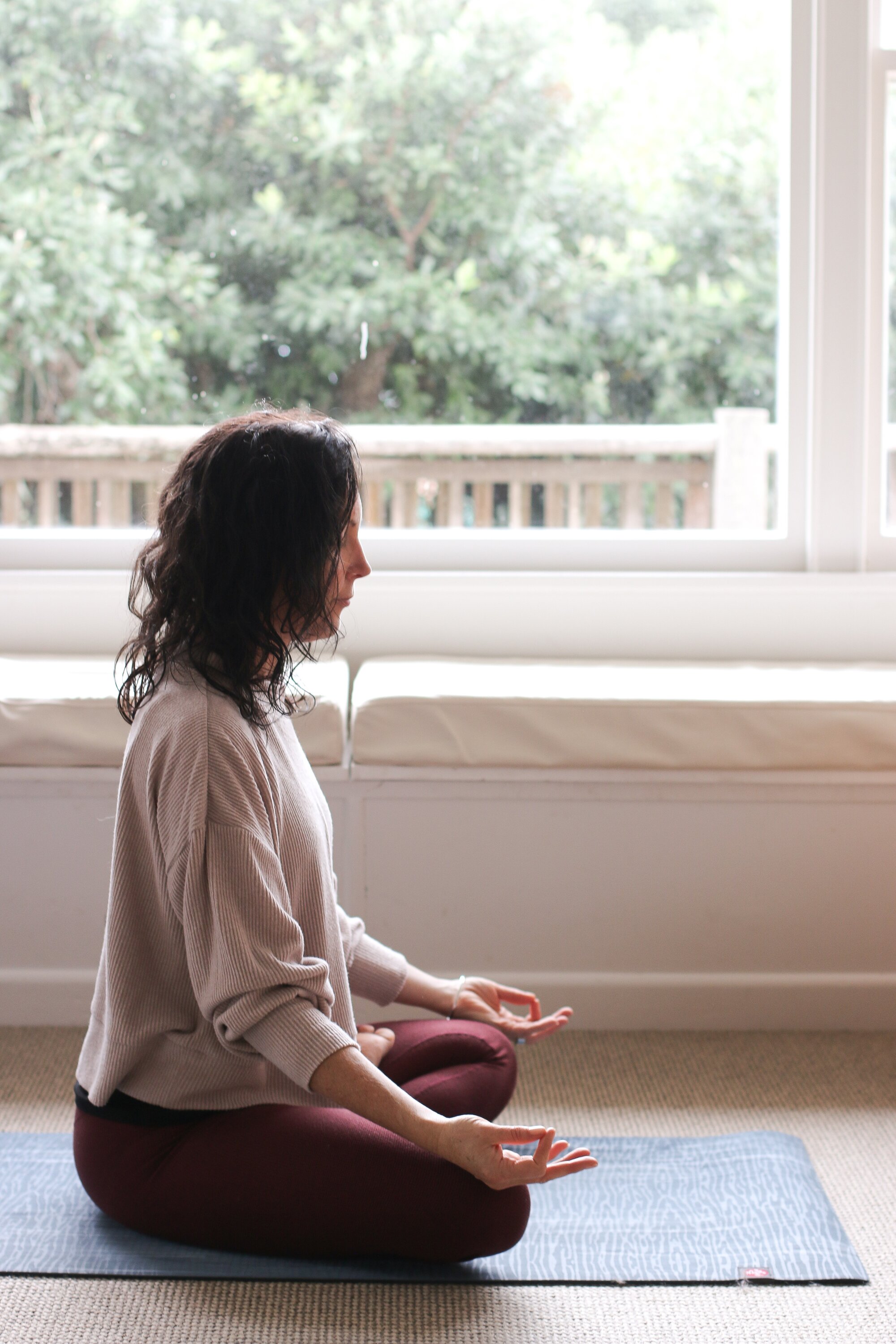 Meditation guide Becs Erickson does a morning home practice every day. She runs a health and wellness business called Heart Space and is passionate about making meditation, yoga and Ayurveda accessible to all.
