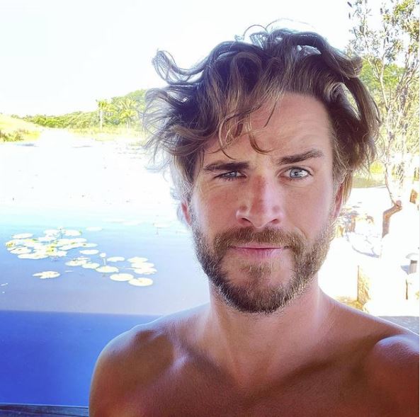 Liam Hemsworth's wild new look. Photo / Supplied