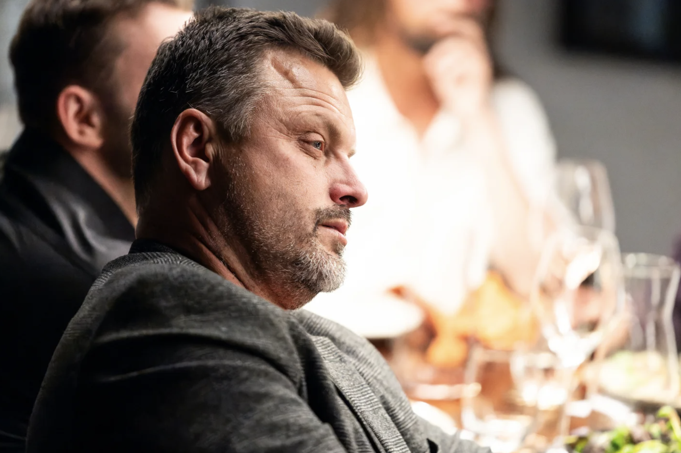 Timothy Smith was not impressed after receiving marriage advice from Jayden Eynaud. Photo / Warner Bros Discovery