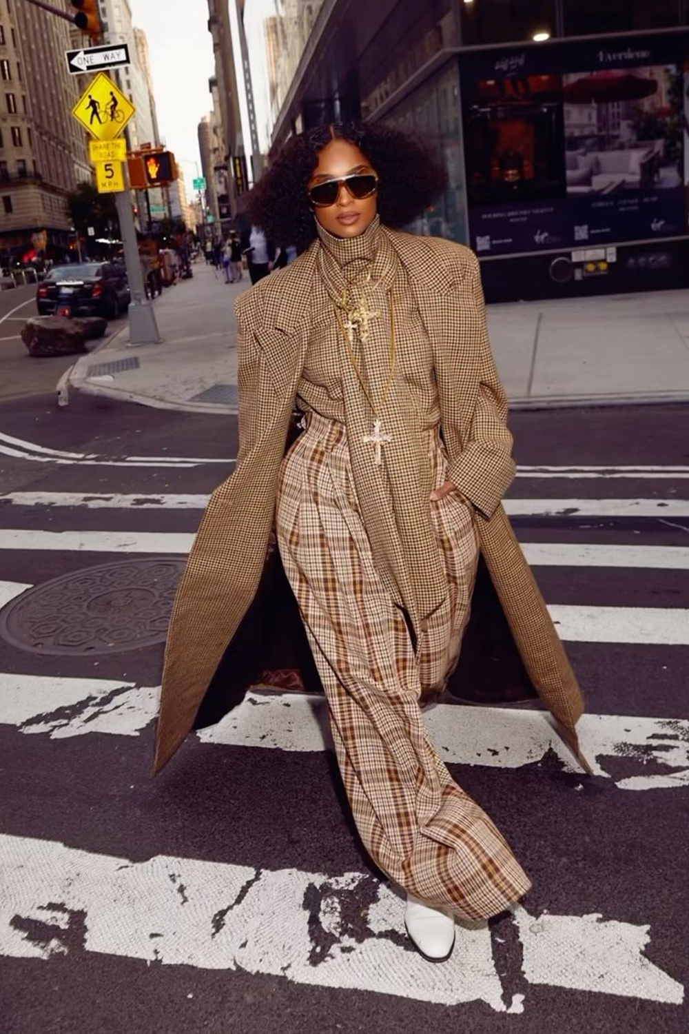 Singer-songwriter Ciara attending the Willy Chavarria fashion show during New York Fashion Week. Photo / @ciara