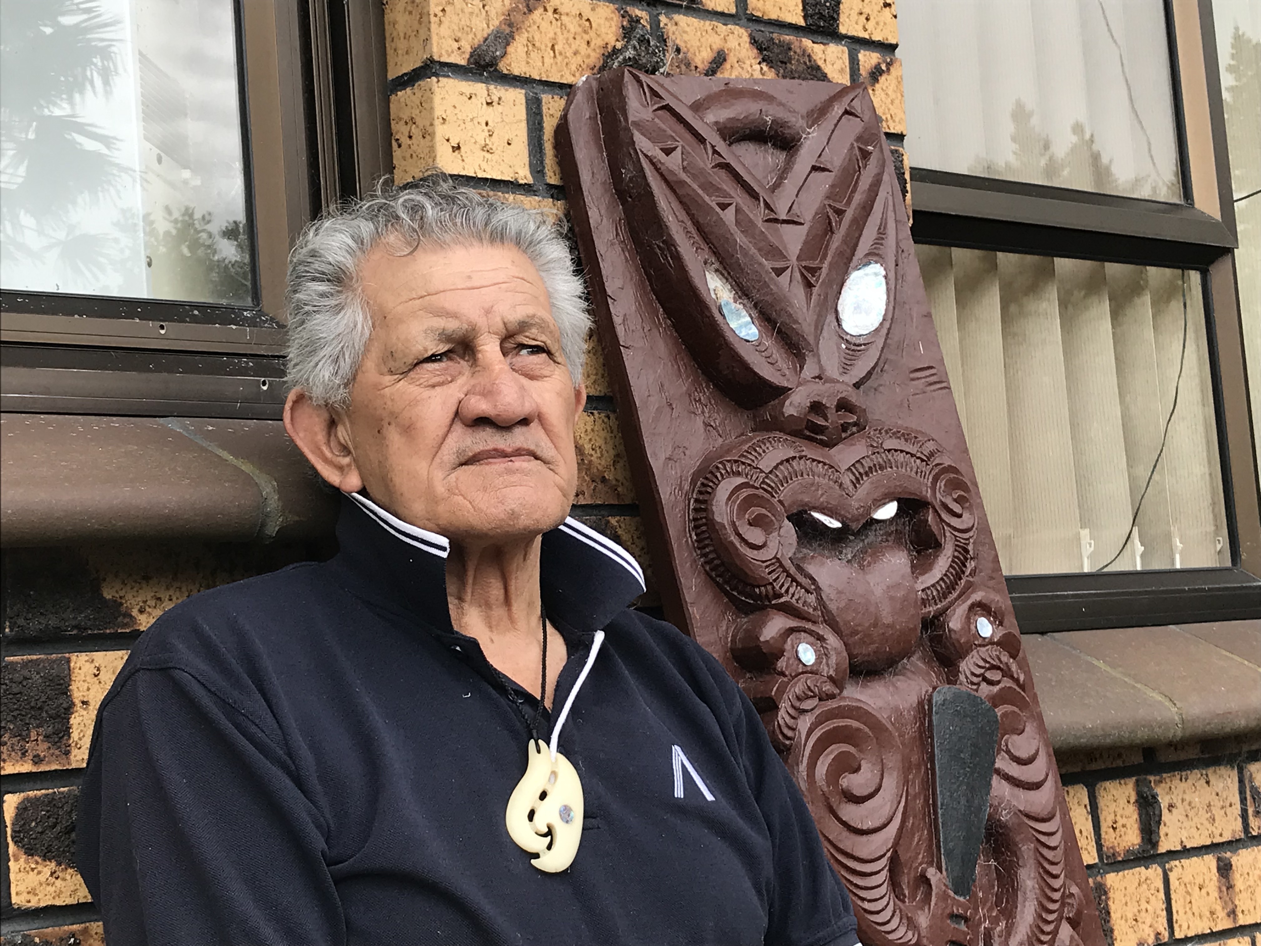 Te Uri o Hau kaumātua Ben Hita at home in Kaiwaka.