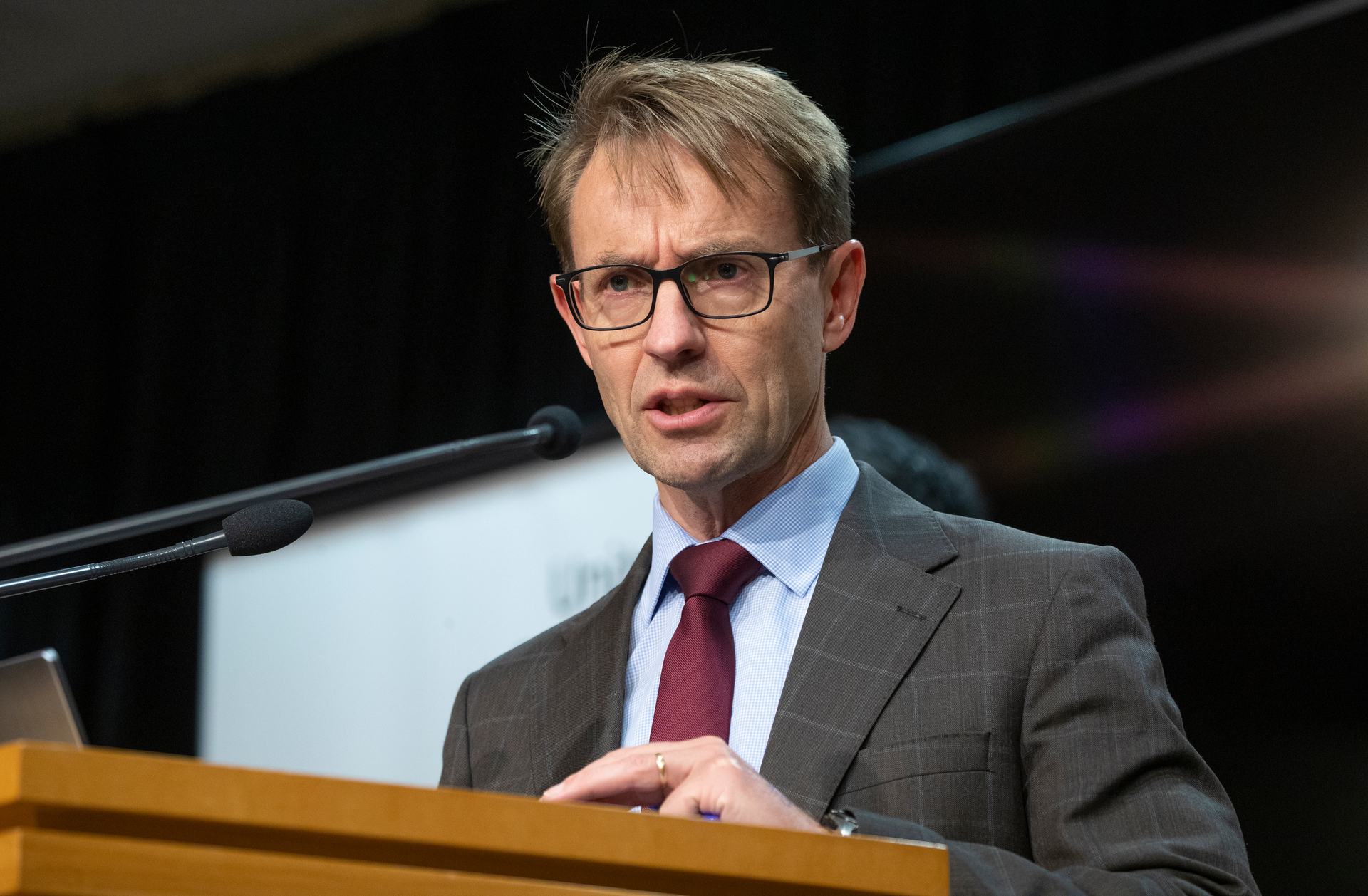Director general of health Dr Ashley Bloomfield during the Covid-19 response. Photo / NZH