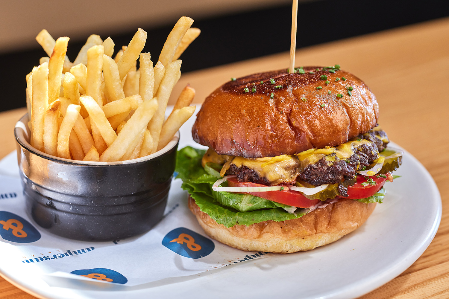 The signature wagyu smashburger. Photo / Babiche Martens
