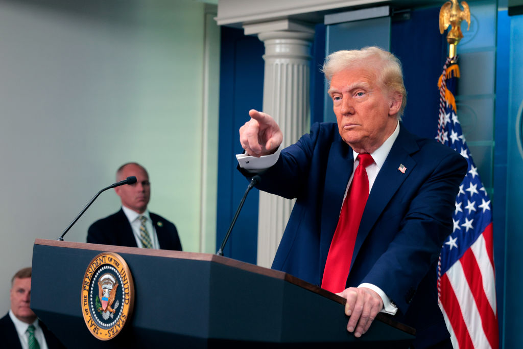 Trump said on his Truth Social network that after the 'very friendly conversation' he had 'agreed to immediately pause the anticipated tariffs for a one month period'. Photo / Getty Images