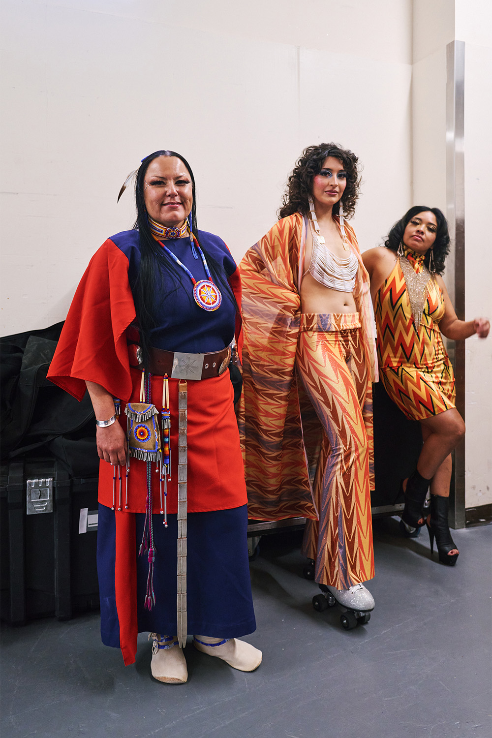 Backstage looks from House of Sutai. Photo / Simbarashe Cha for The New York Times