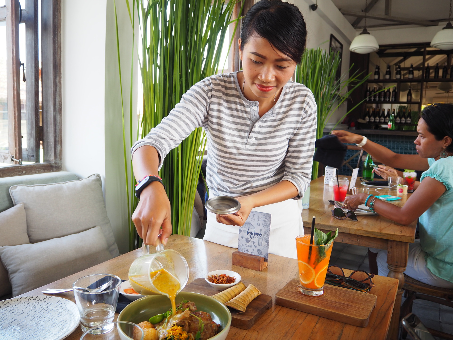 Ubud's Hujan Locale is one of the top places to eat in this popular area of Bali. Photo / Anna King Shahab