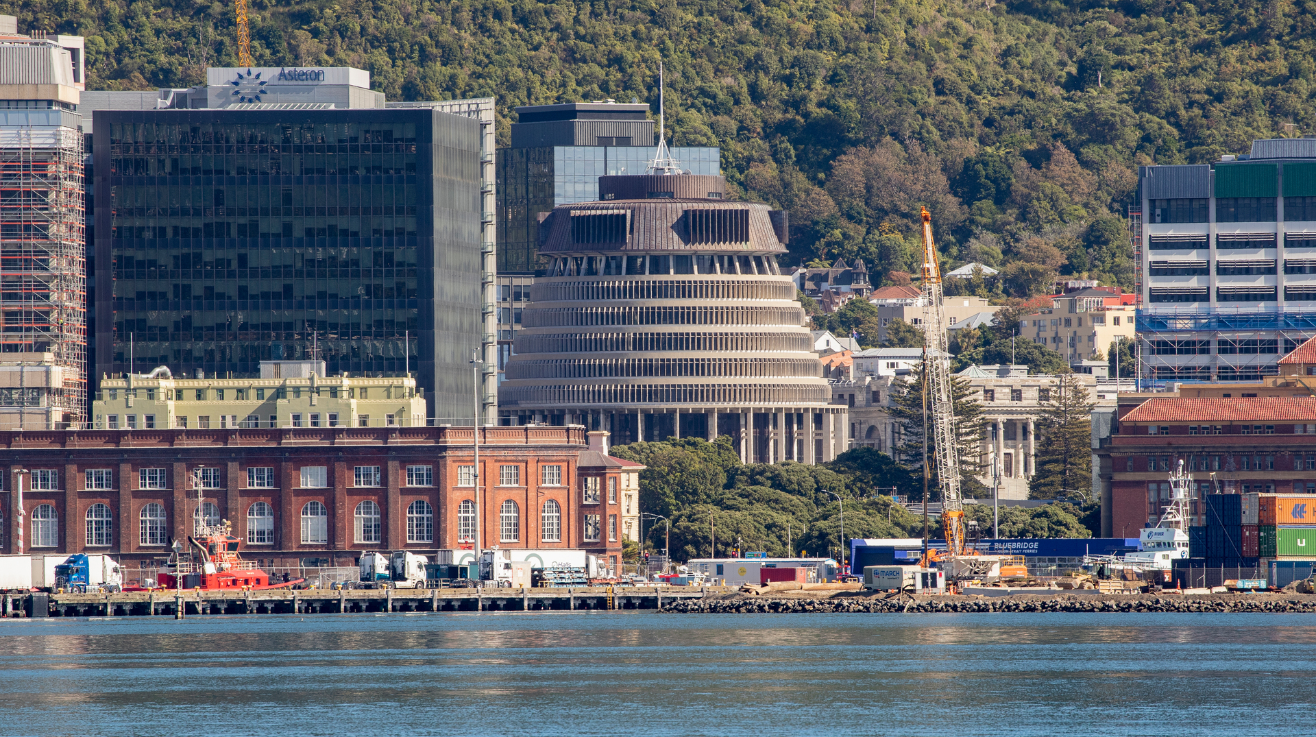 The Beehive and Wellington CBD. Photo / Mark Mitchell
