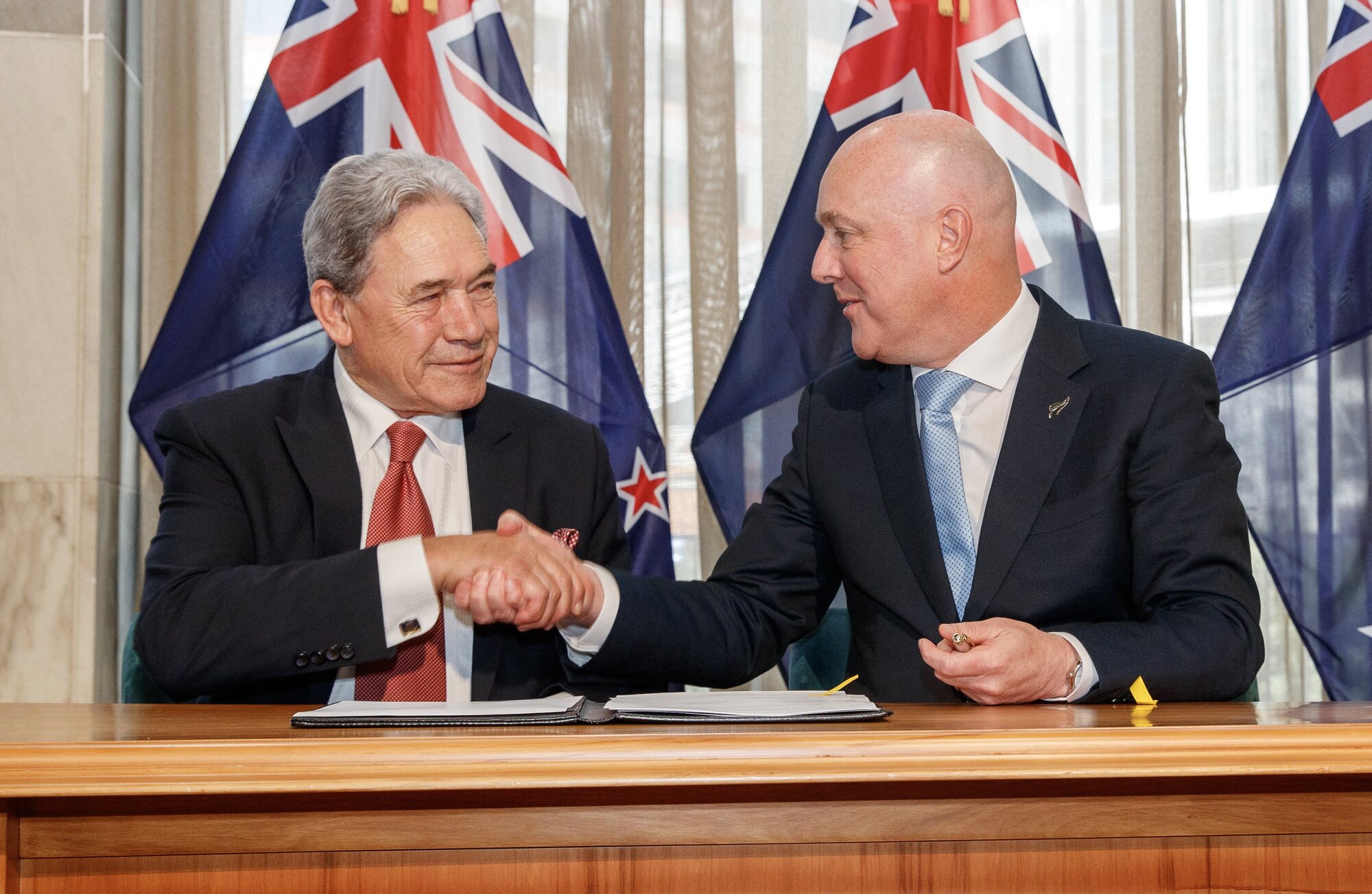 A final-year fees-free scheme is part of the National-NZ First coalition agreement. Photo / Mark Mitchell
