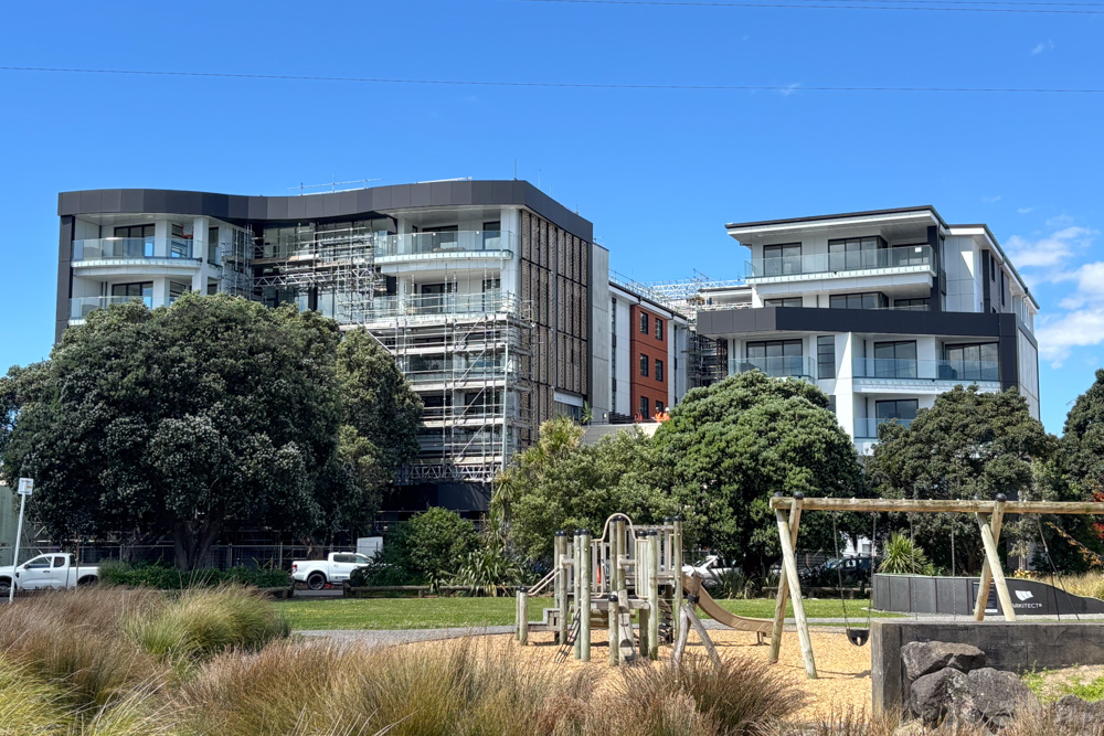 Beachcroft apartments in Onehunga on November 7, 2025. Photo / Jason Dorday