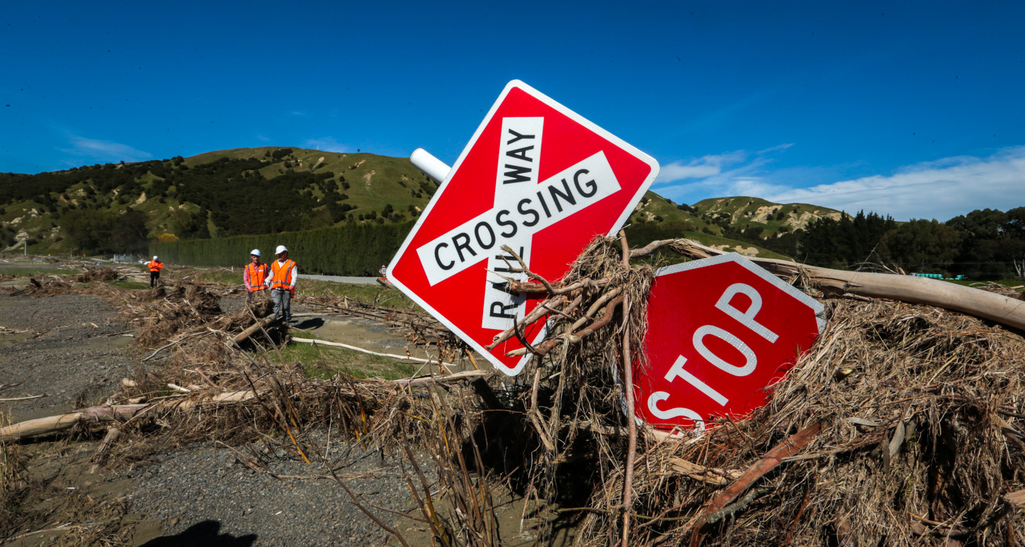 Damage near Eskdale a few weeks after the February cyclone, which is the largest area zoned Category 3. Photo / Paul Taylor