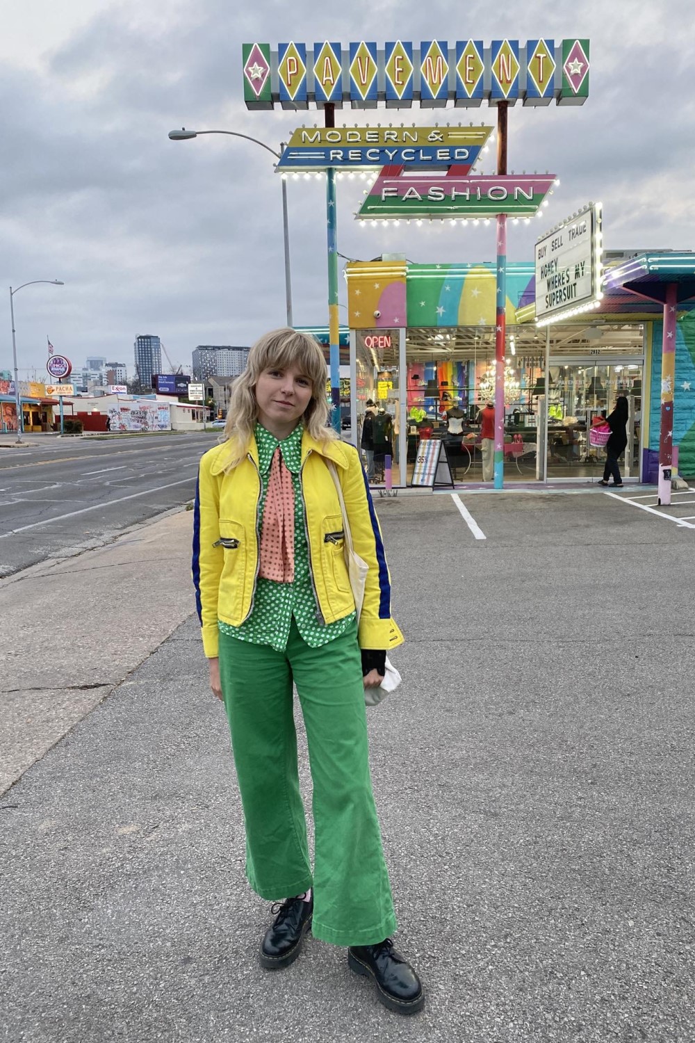 One of the most attention-grabbing items in her wardrobe, Gussie Larkin has dubbed this her 