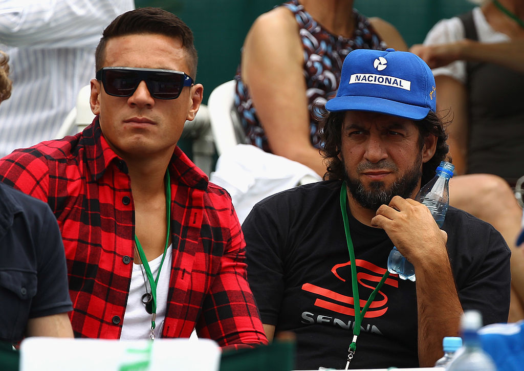 Sonny Bill Williams and his manager Khoder Nasser. Photo / Getty
