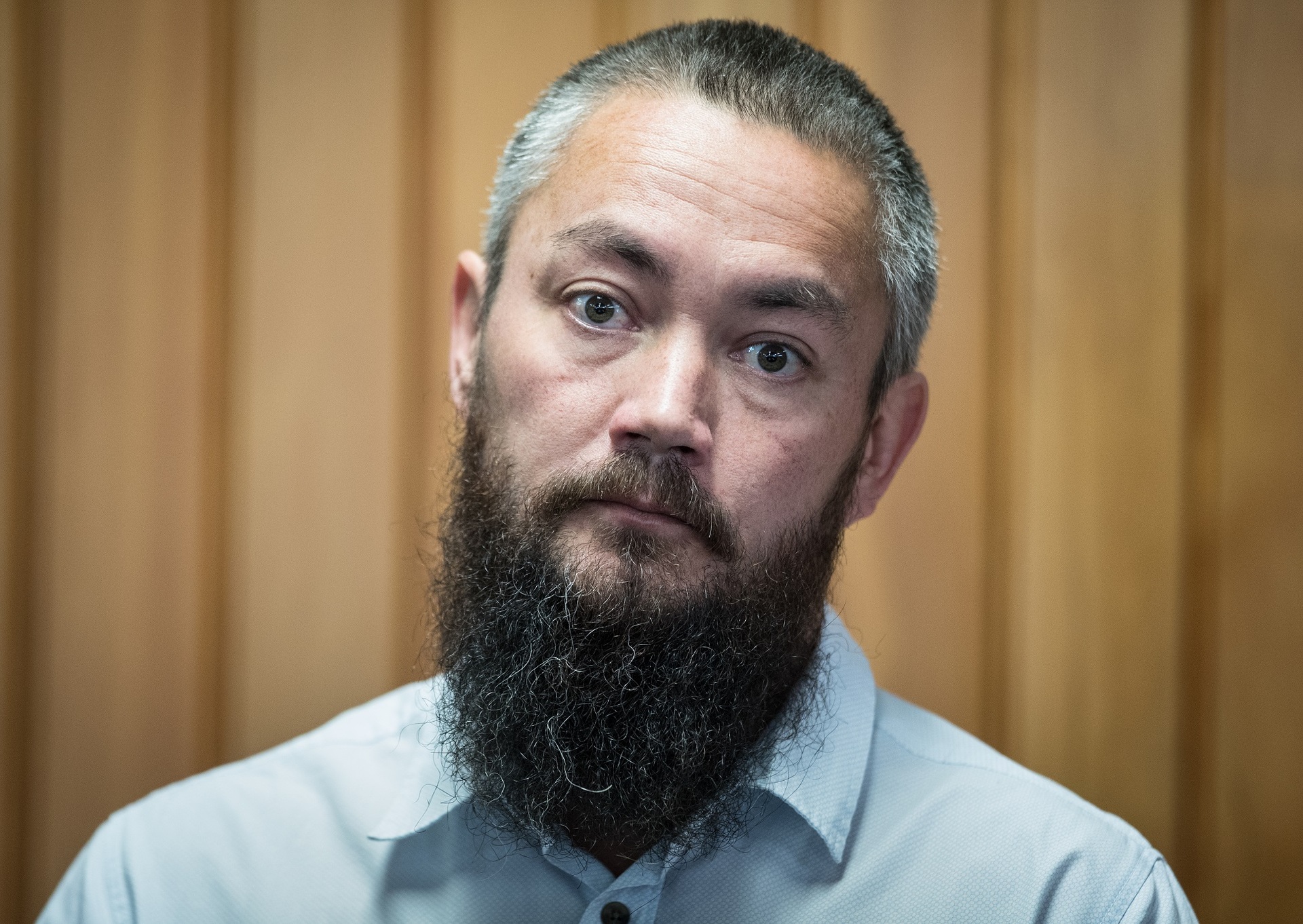 Lionel James Ruka McDonald at his sentencing hearing. Photo / Stephen Parker
