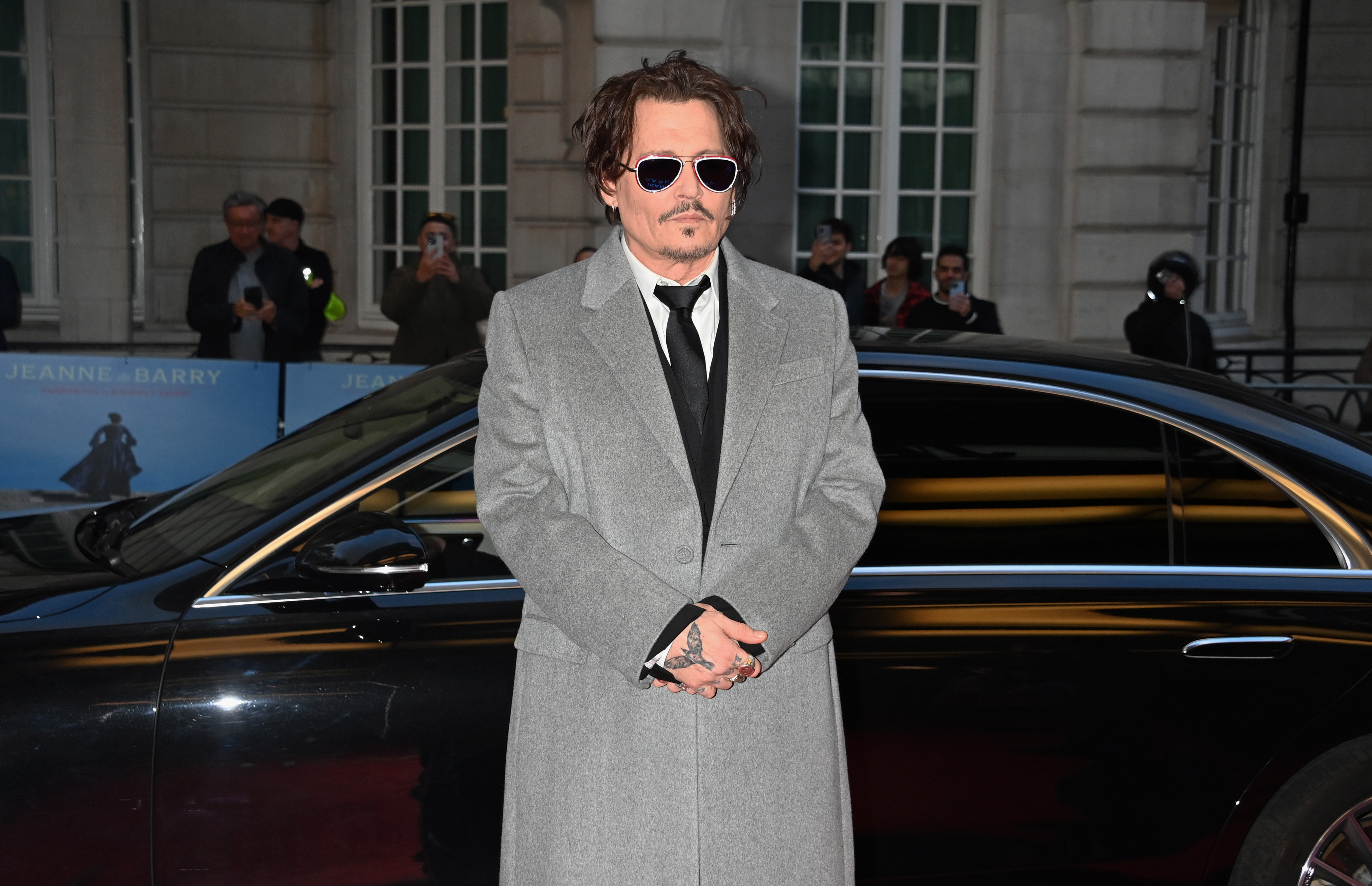 Johnny Depp at the UK premiere of Jeanne Du Barry on April 15, 2024 in London. Photo / WireImage