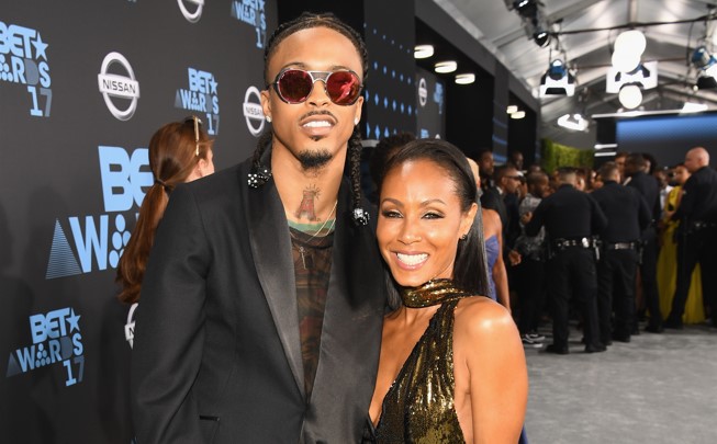 August Alsina and Jada Pinkett Smith at the 2017 BET Awards. Photo / Getty Images
