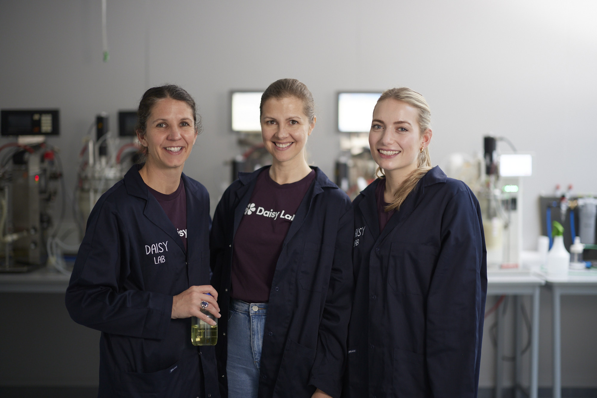Dr Nikki Freed, Irina Miller and Emily McIsaac, the founders of Daisy Lab.