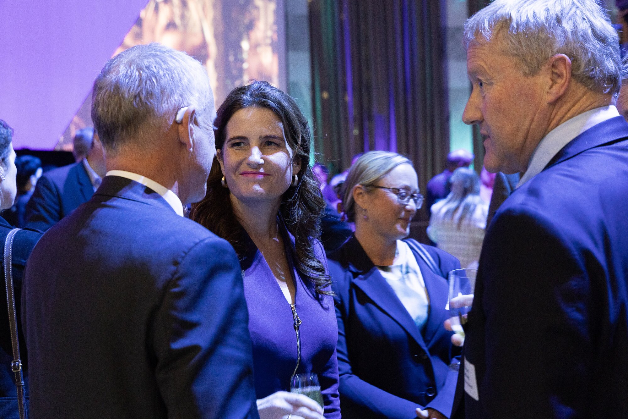 Finance Minister Nicola Willis and Northland MP Grant McCallum, right, were among the attendees on Wednesday night.