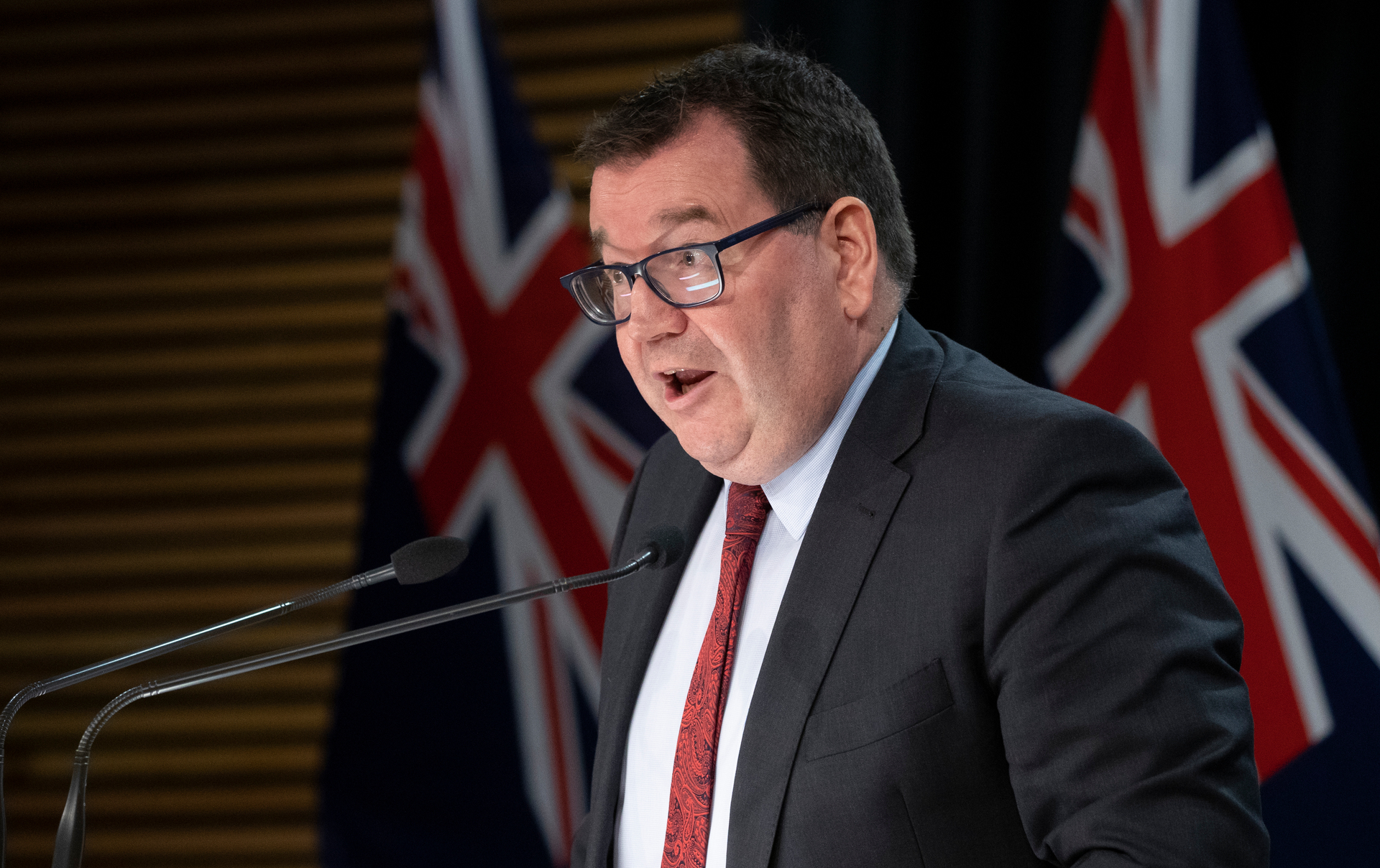 Deputy Prime Minister Grant Robertson has cast doubt on National's numbers. Photo / Mark Mitchell