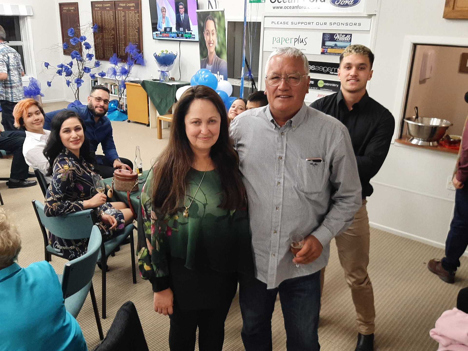 Tapsell's parents, Roana Bennett and Terry Tapsell. Photo / Zizi Sparks